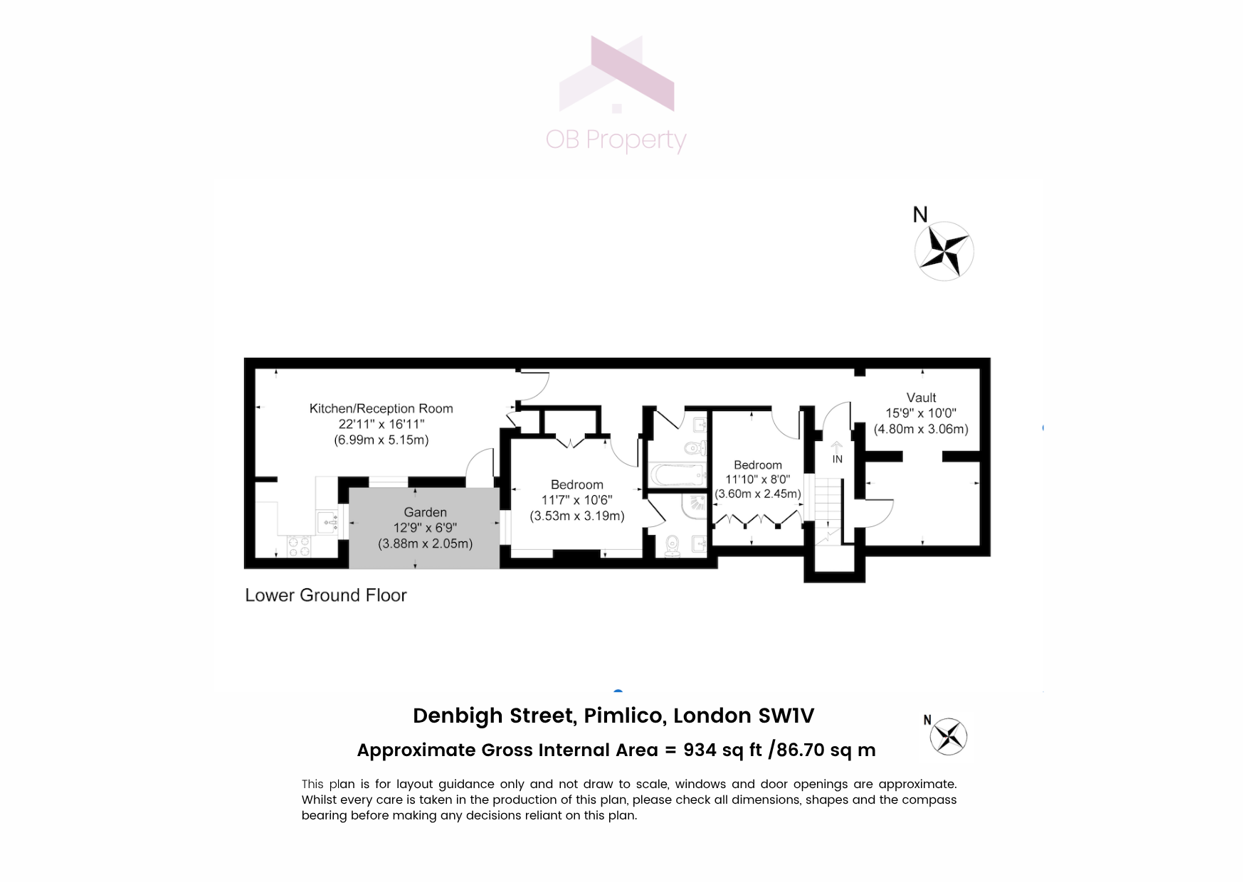 Basement Flat, London floorplan