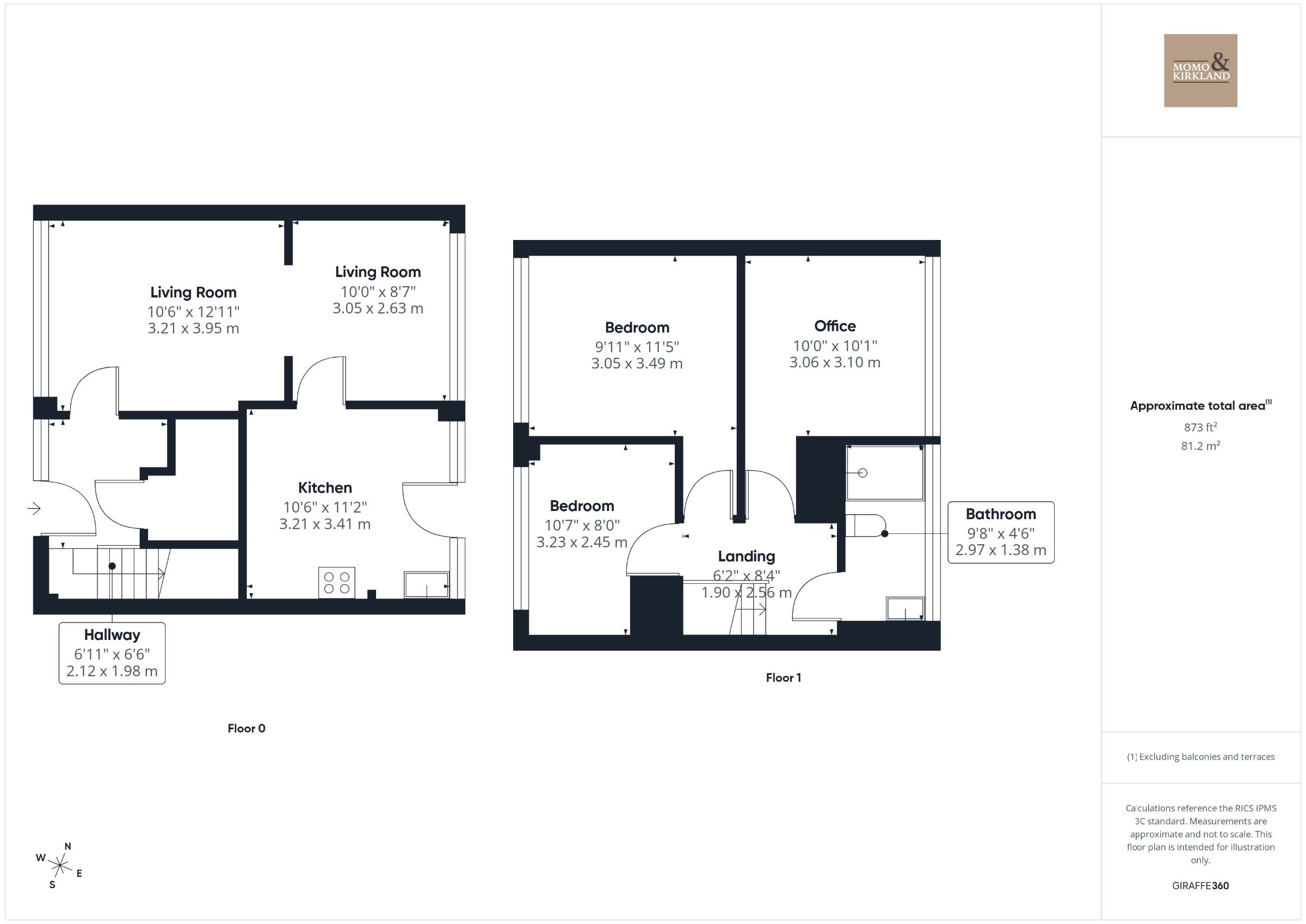 80 Coldstream Crescent, Wishaw floorplan