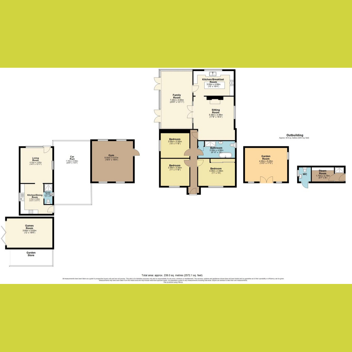 Hollyoak, Lower Road, Hockley floorplan