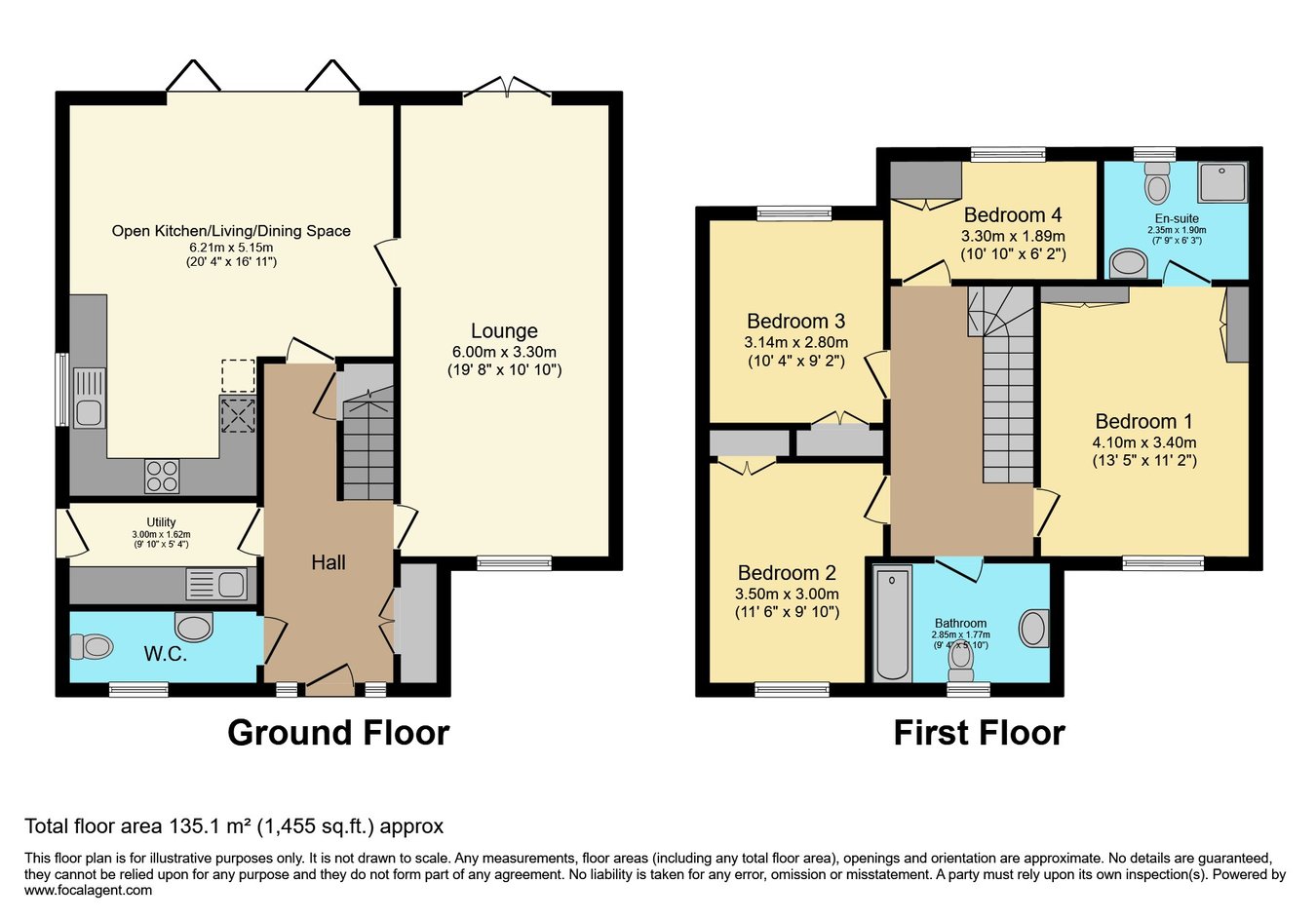 17, Kirkby Place, Kirkham floorplan