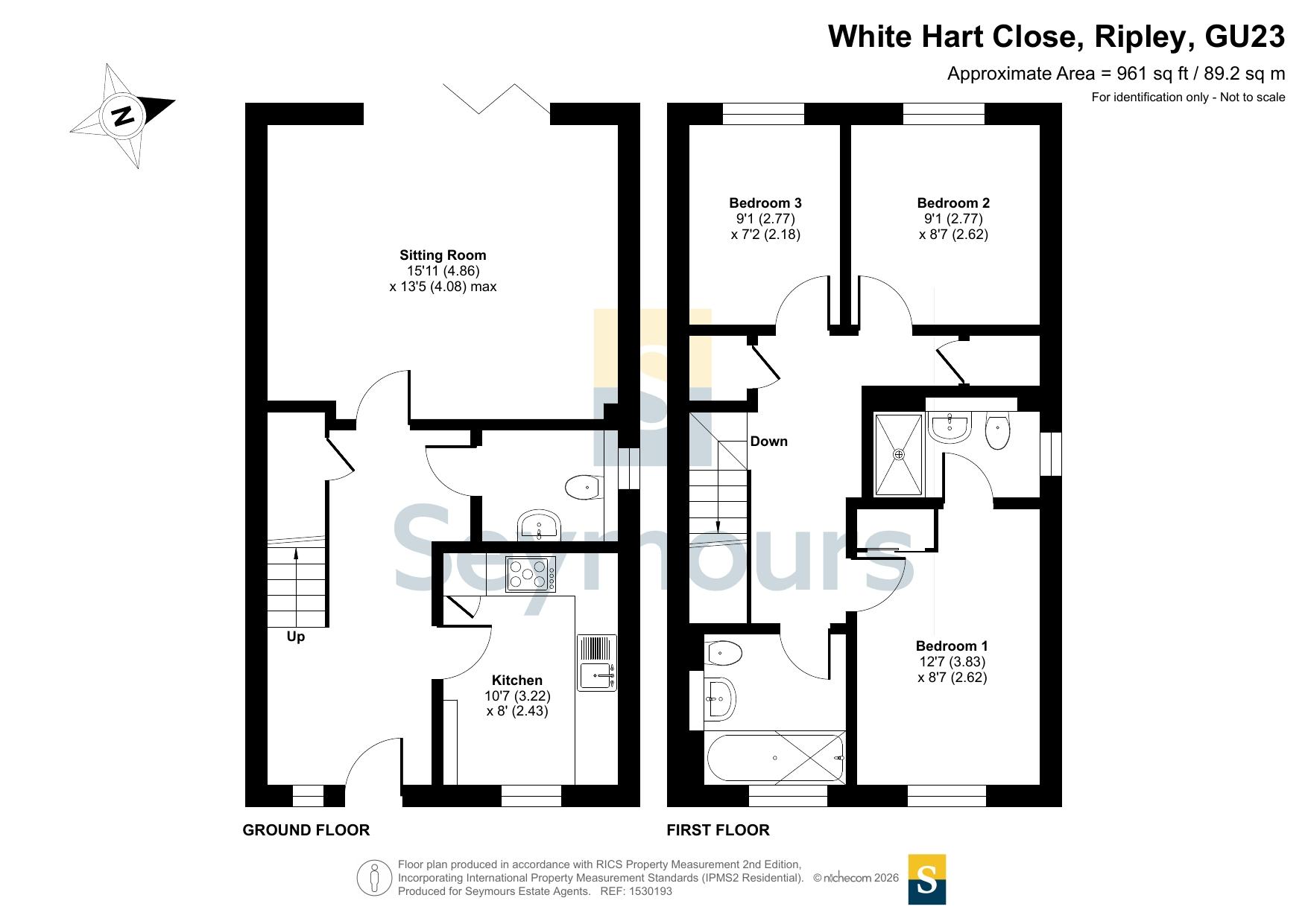 White Hart Close, Surrey floorplan
