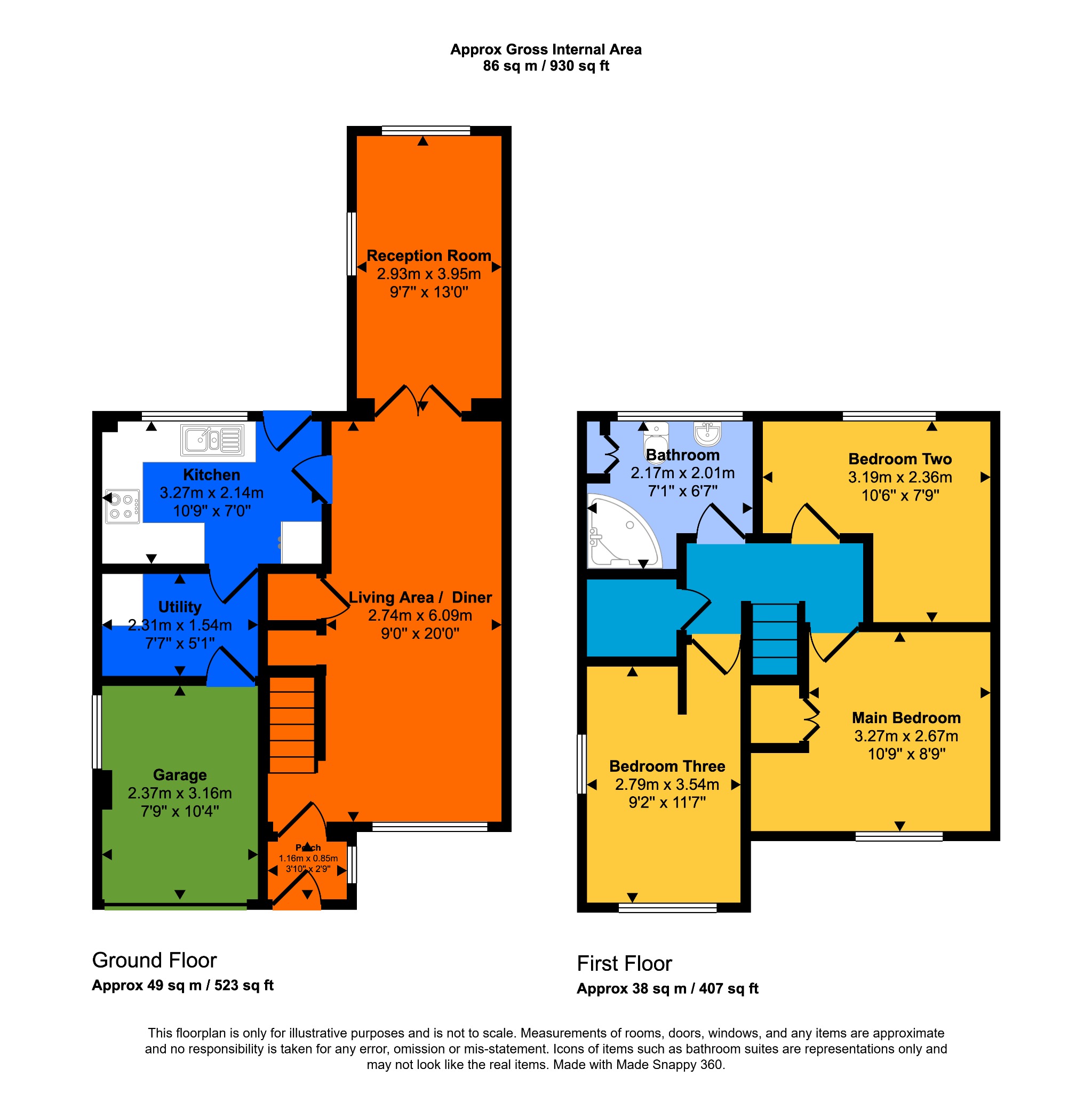 1, Freshwater Close, Portland floorplan