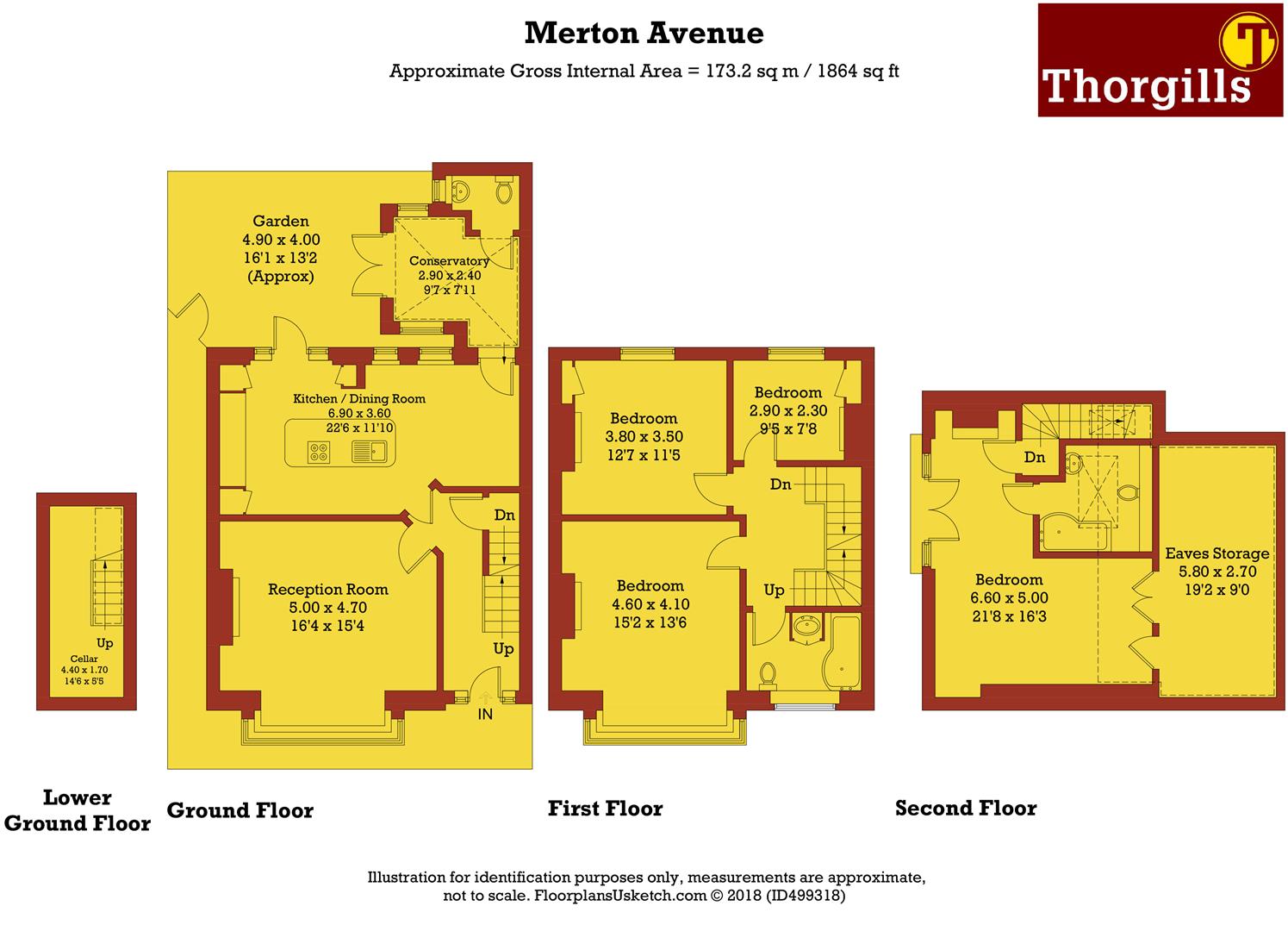 4 Bedrooms  to rent in Merton Avenue, London W4