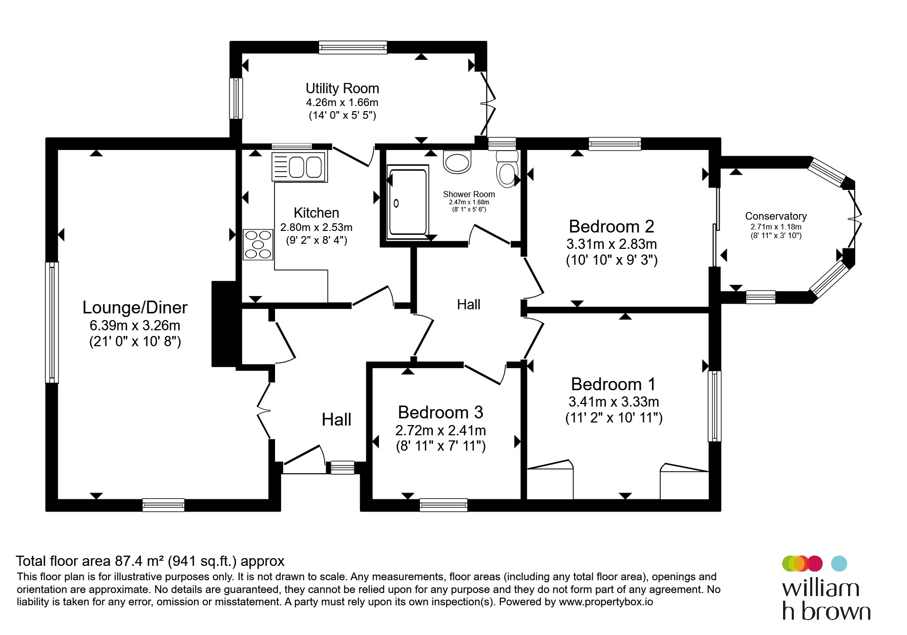 12, Melbourne Drive, SKEGNESS floorplan