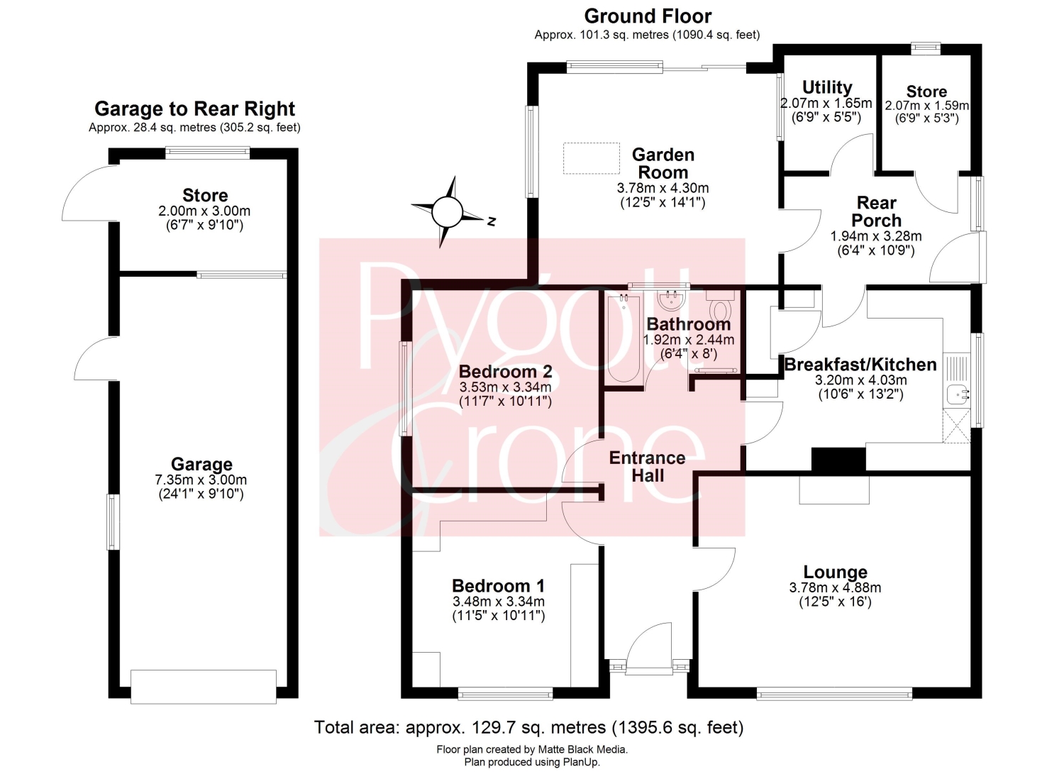 Eastview, East Gate, Spalding floorplan