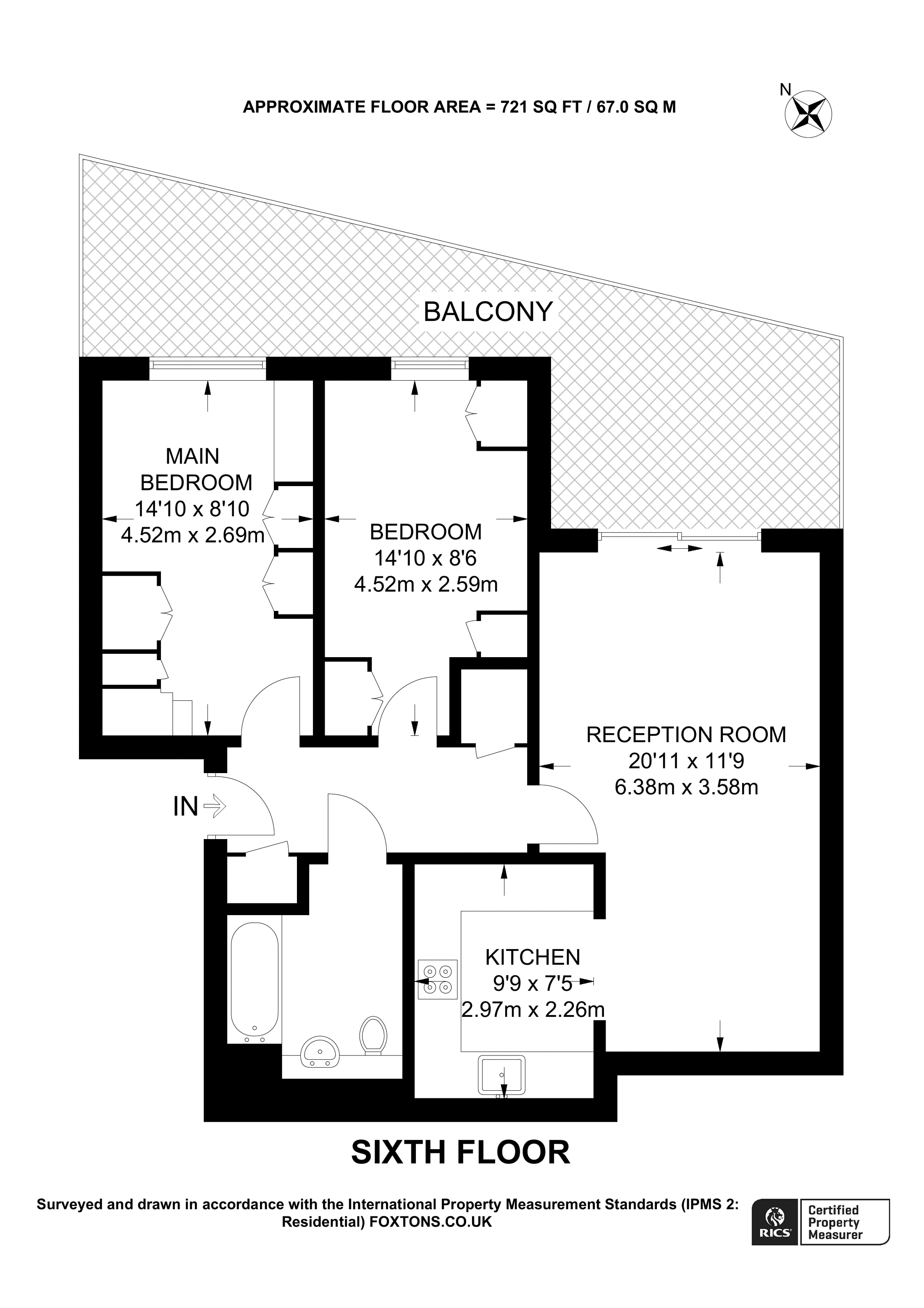 Explorers Court, Canary Wharf floorplan