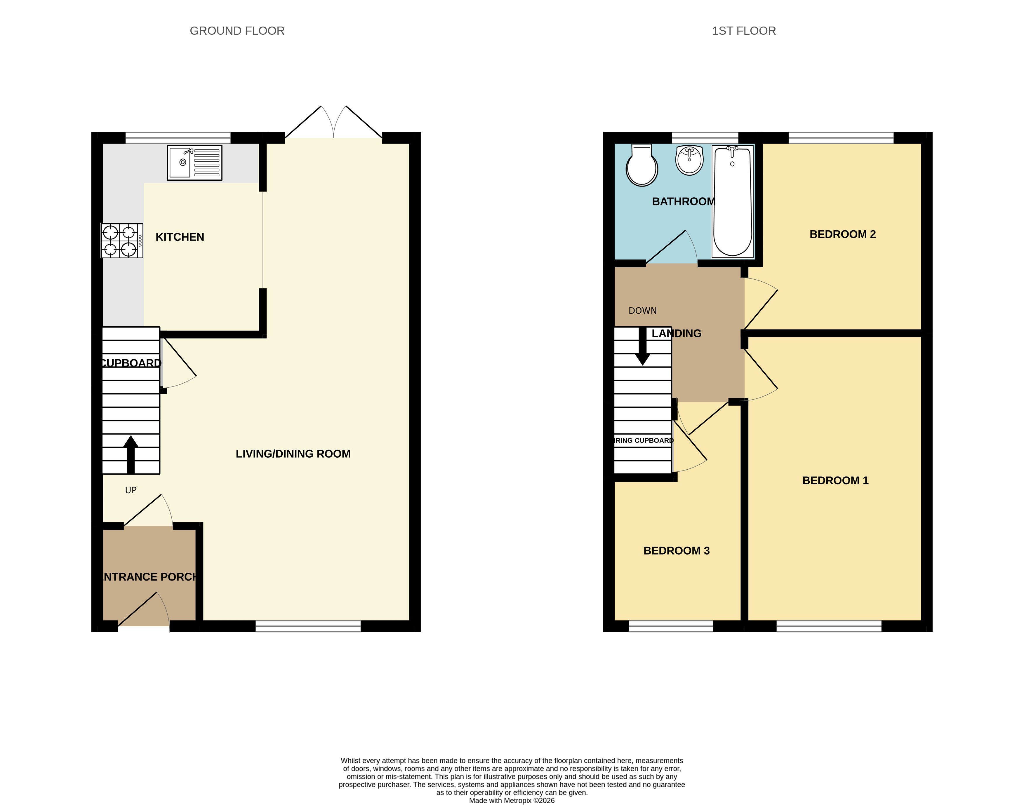 1, Cumberland Close, Braintree floorplan