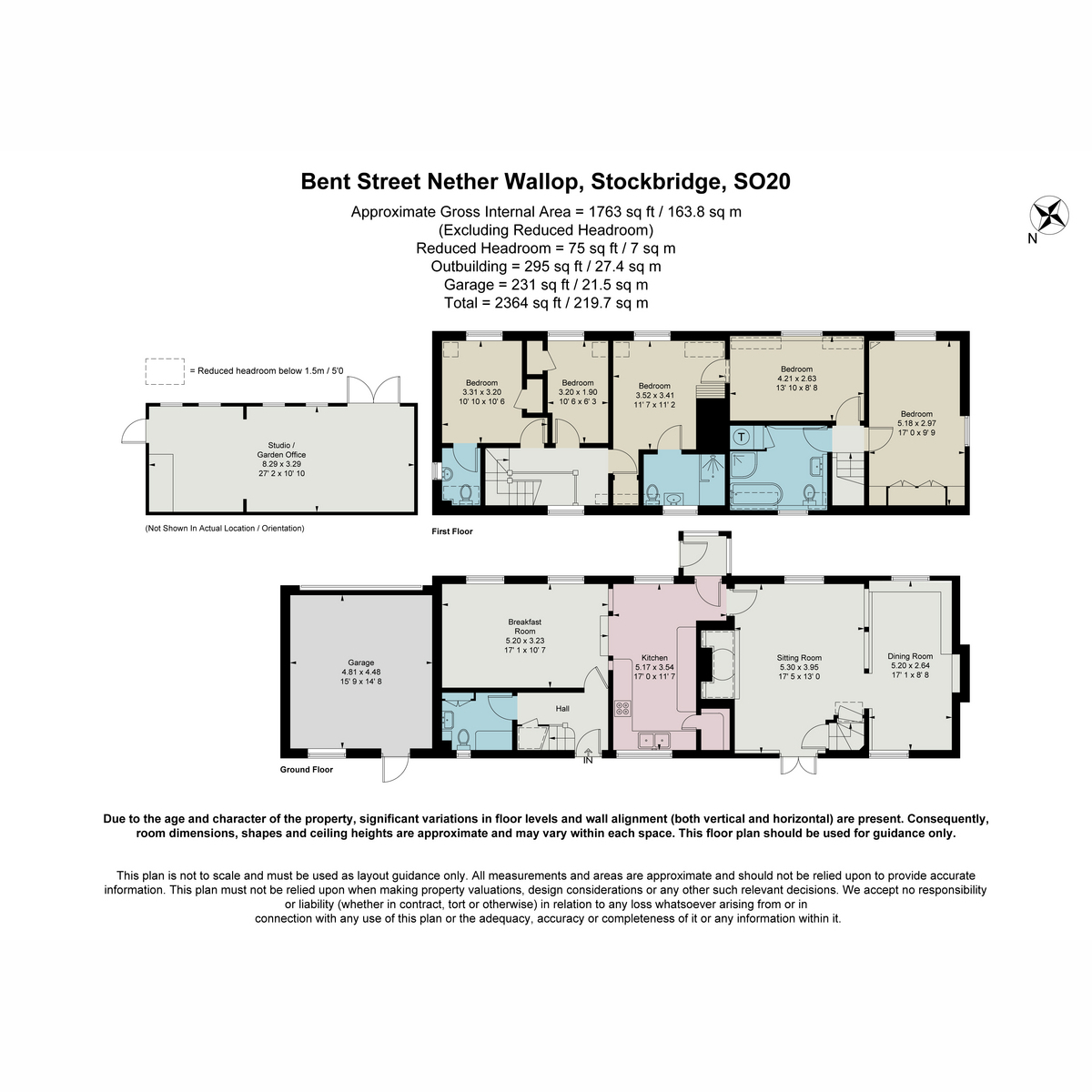 The Olde Cottage, Bent Street, Stockbridge floorplan