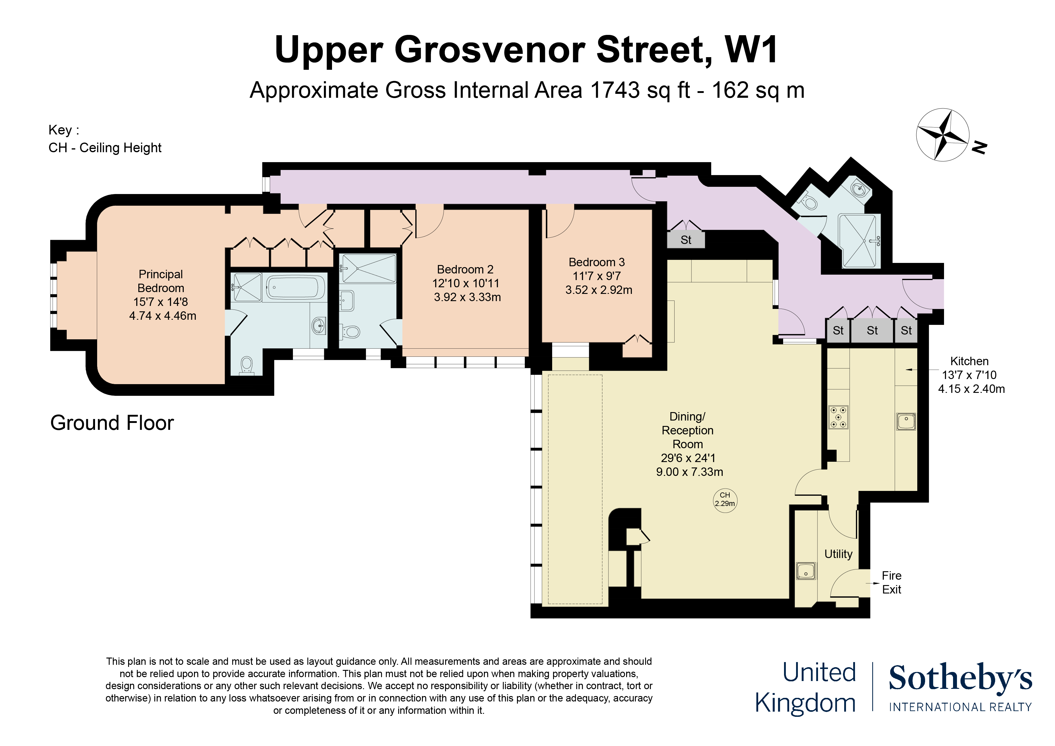2, Upper Grosvenor Street, London floorplan