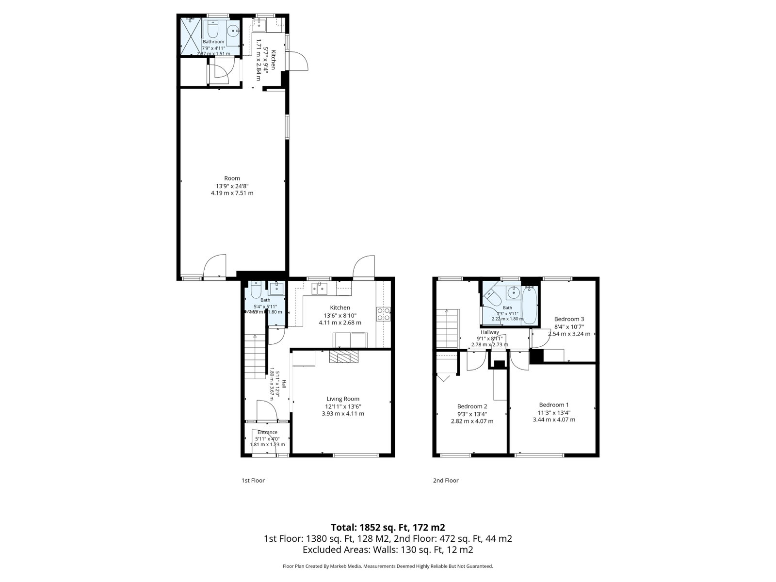 1, Grasmere Walk, Dunstable floorplan