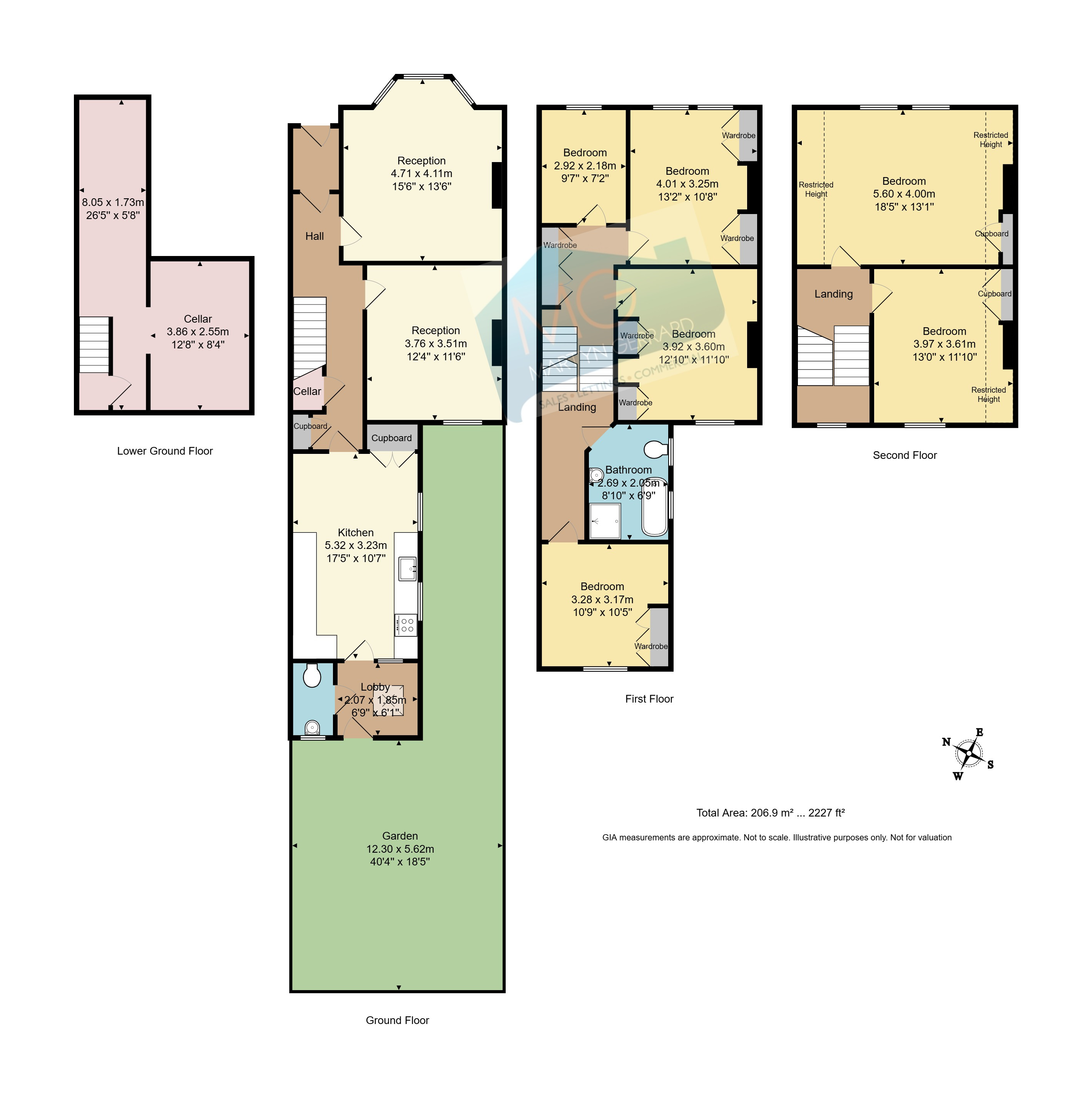 4, Scarborough Road, London floorplan