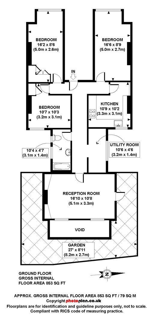 Stanlake Road, London floorplan