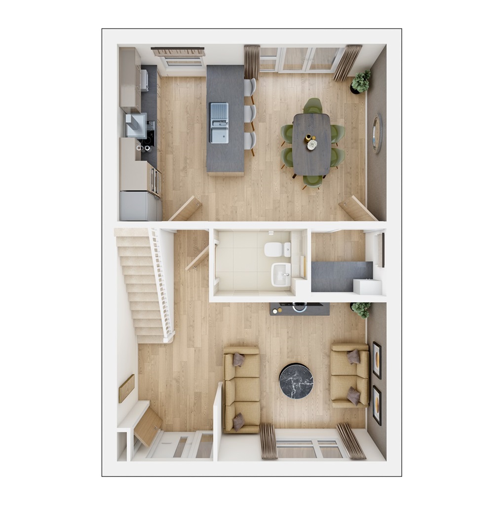 The Ayleford - Plot 102, Wyvern Place, Richard Avenue, Wivenhoe, Colchester floorplan