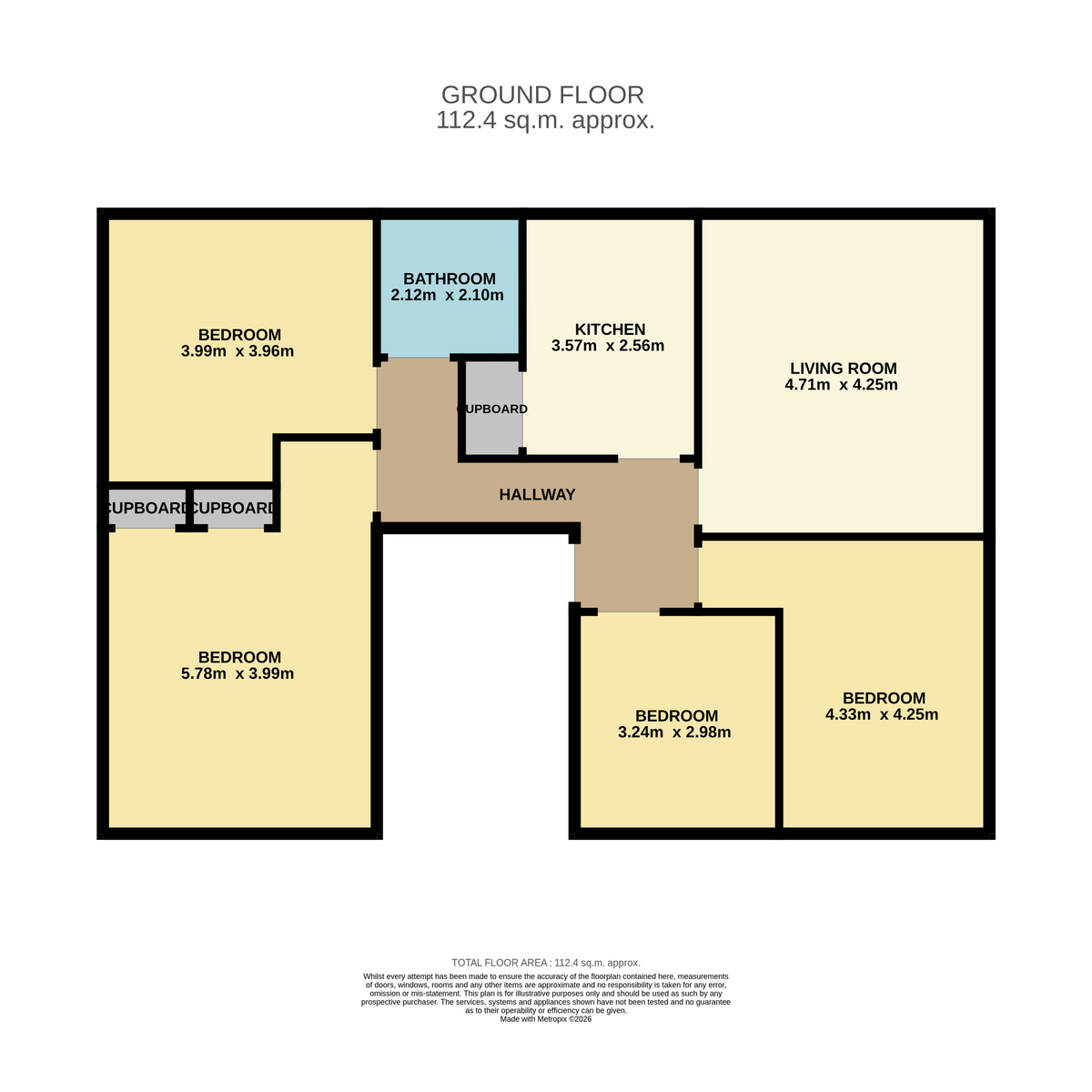 Flat 7, 22, Erskine Street, Dundee floorplan