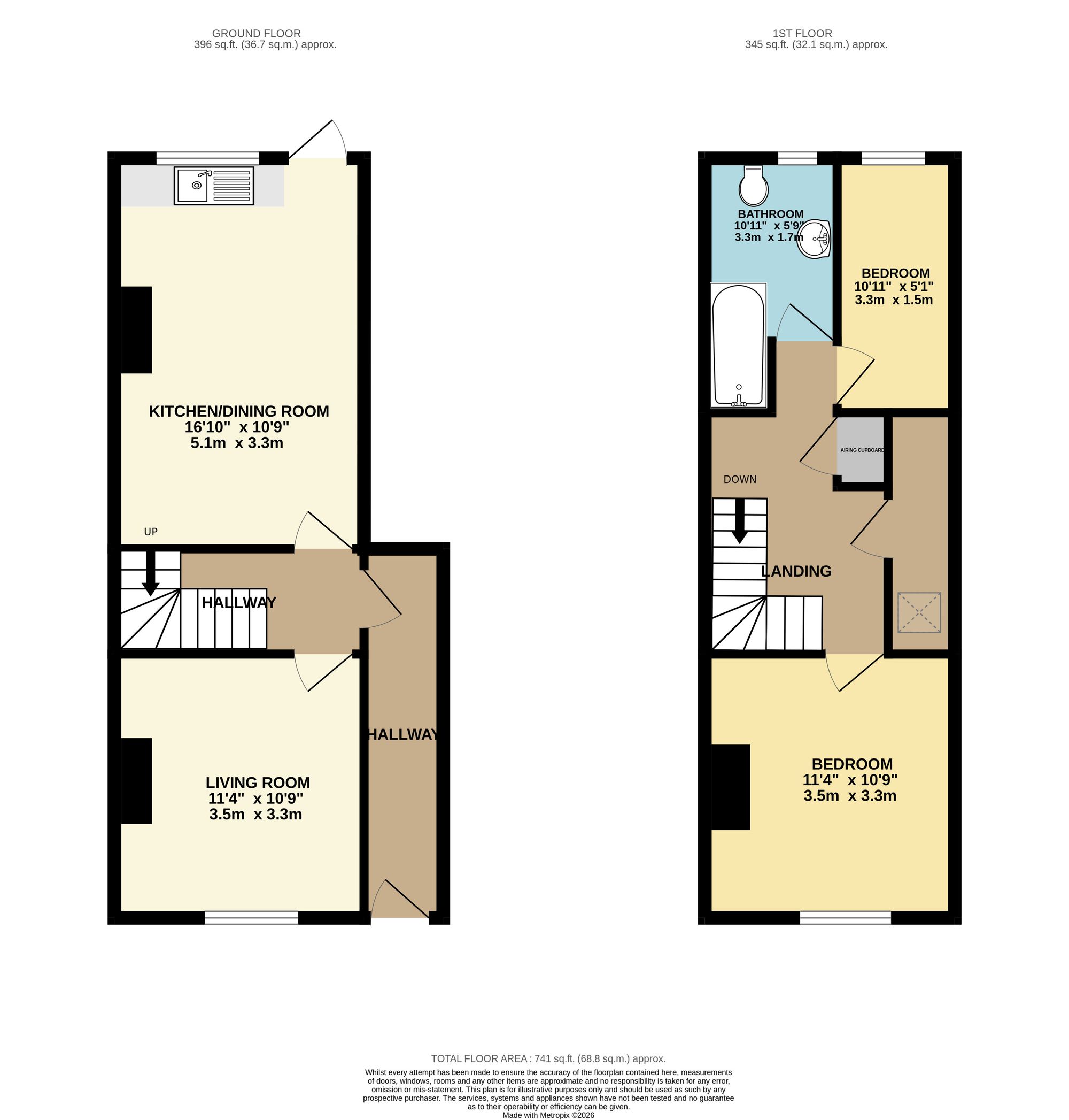 14 Middle Street, Taunton floorplan