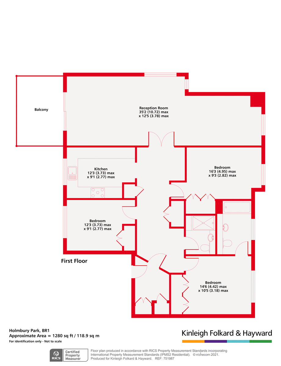 Holmbury Park, Bromley floorplan