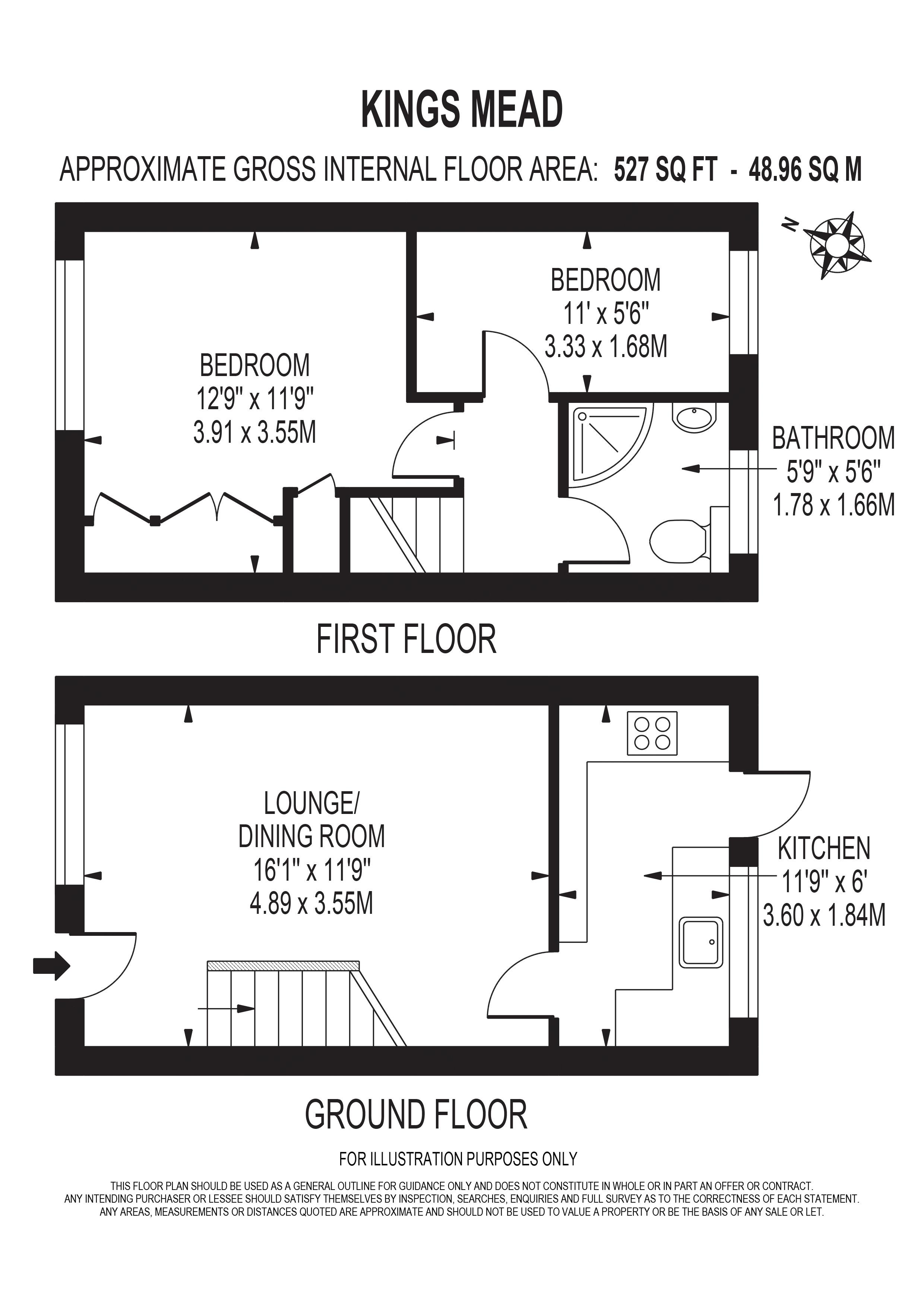 12, Kings Mead, Redhill floorplan