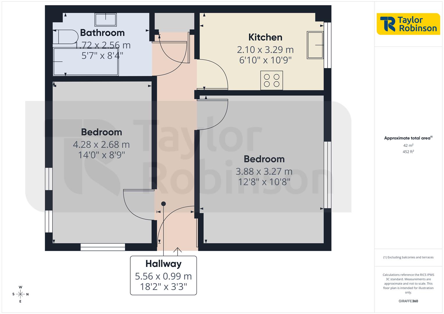 2 Willowmead House, Portland Road, Dorking floorplan