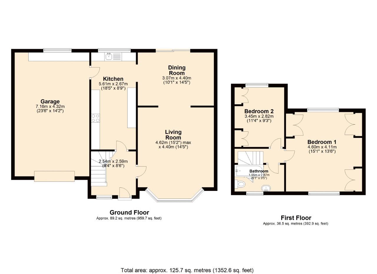 Lowerfold Road, Great Harwood, Blackburn BB6, 2 bedroom semidetached