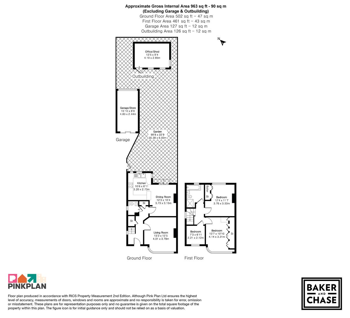 3, The Vineries, Enfield floorplan
