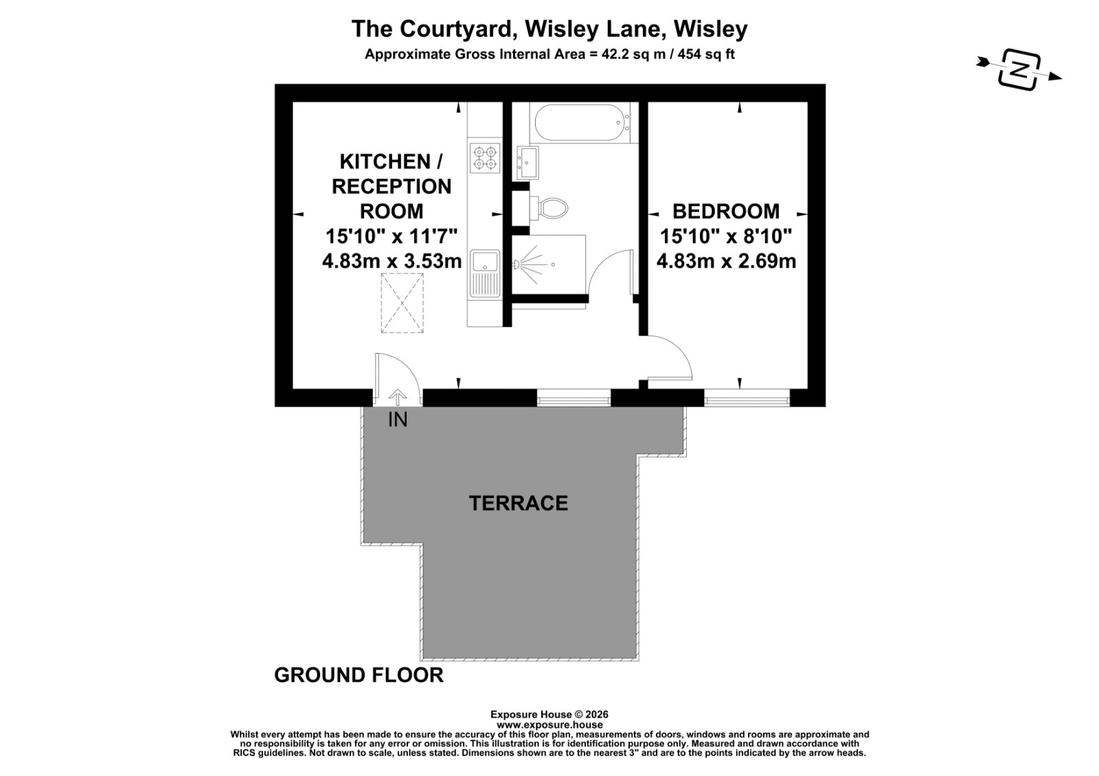 No.4 The Courtyard,, The Courtyard, Woking floorplan