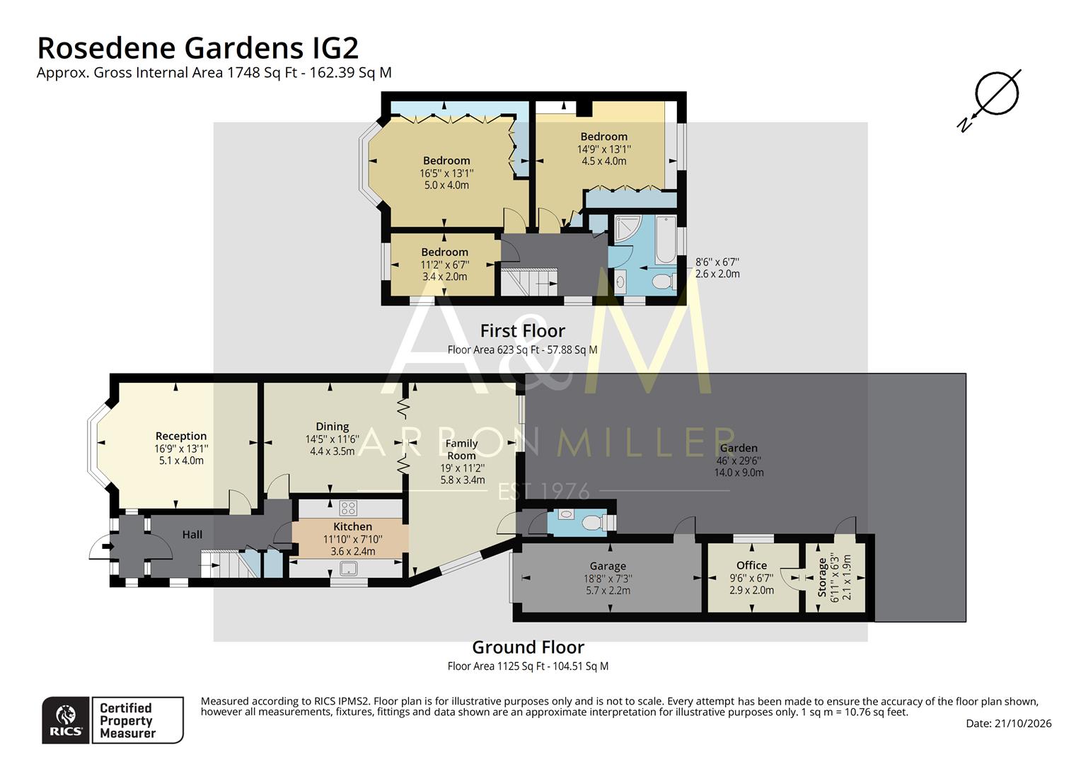 Rosedene Gardens, Gants Hill floorplan