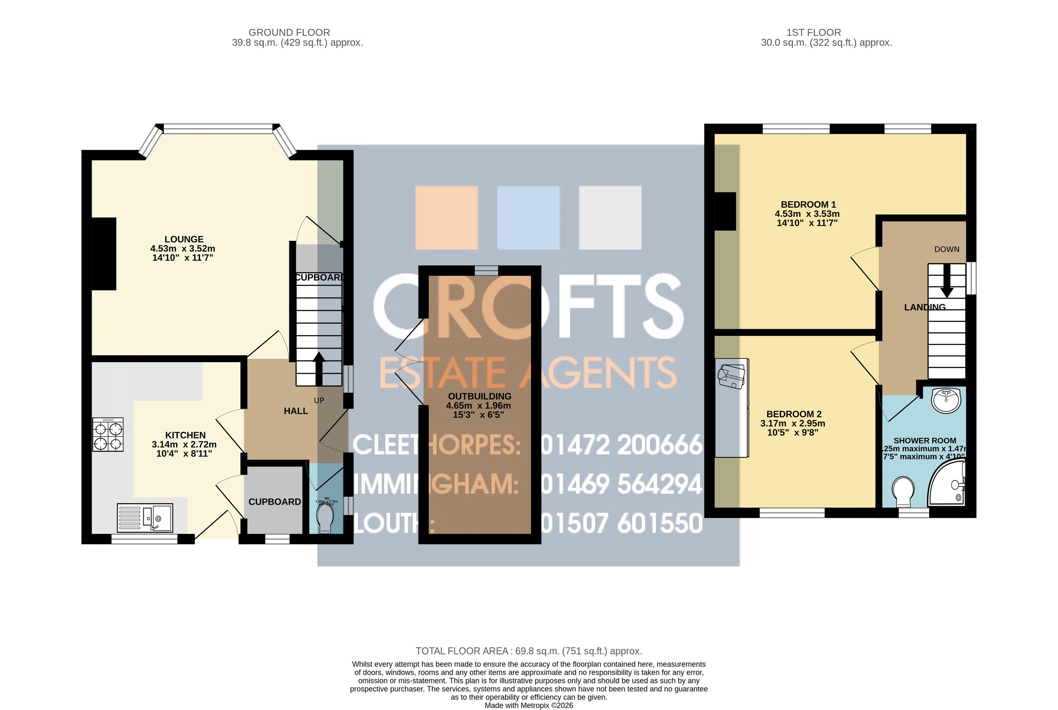 12, Davie Place, Cleethorpes floorplan