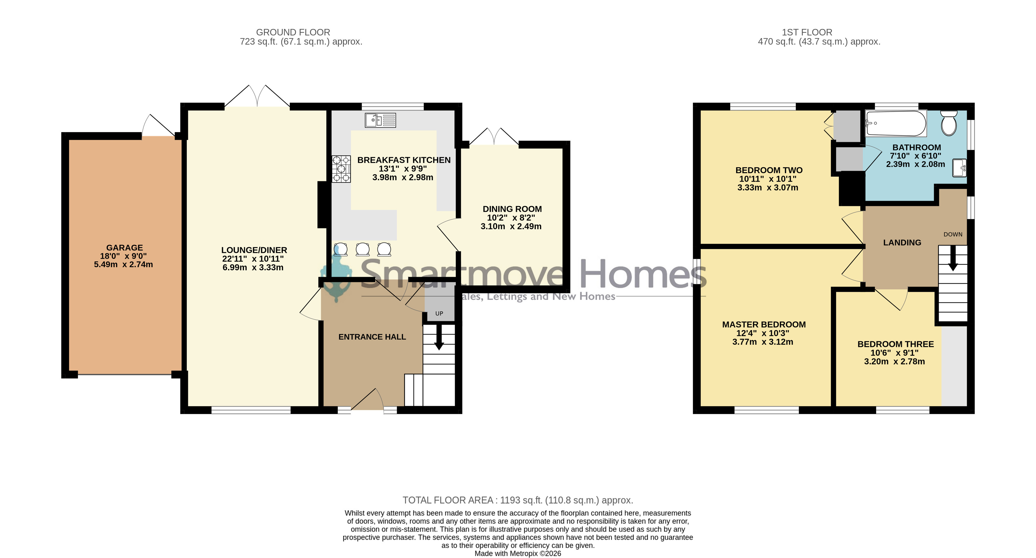 Corn Close, Alfreton floorplan