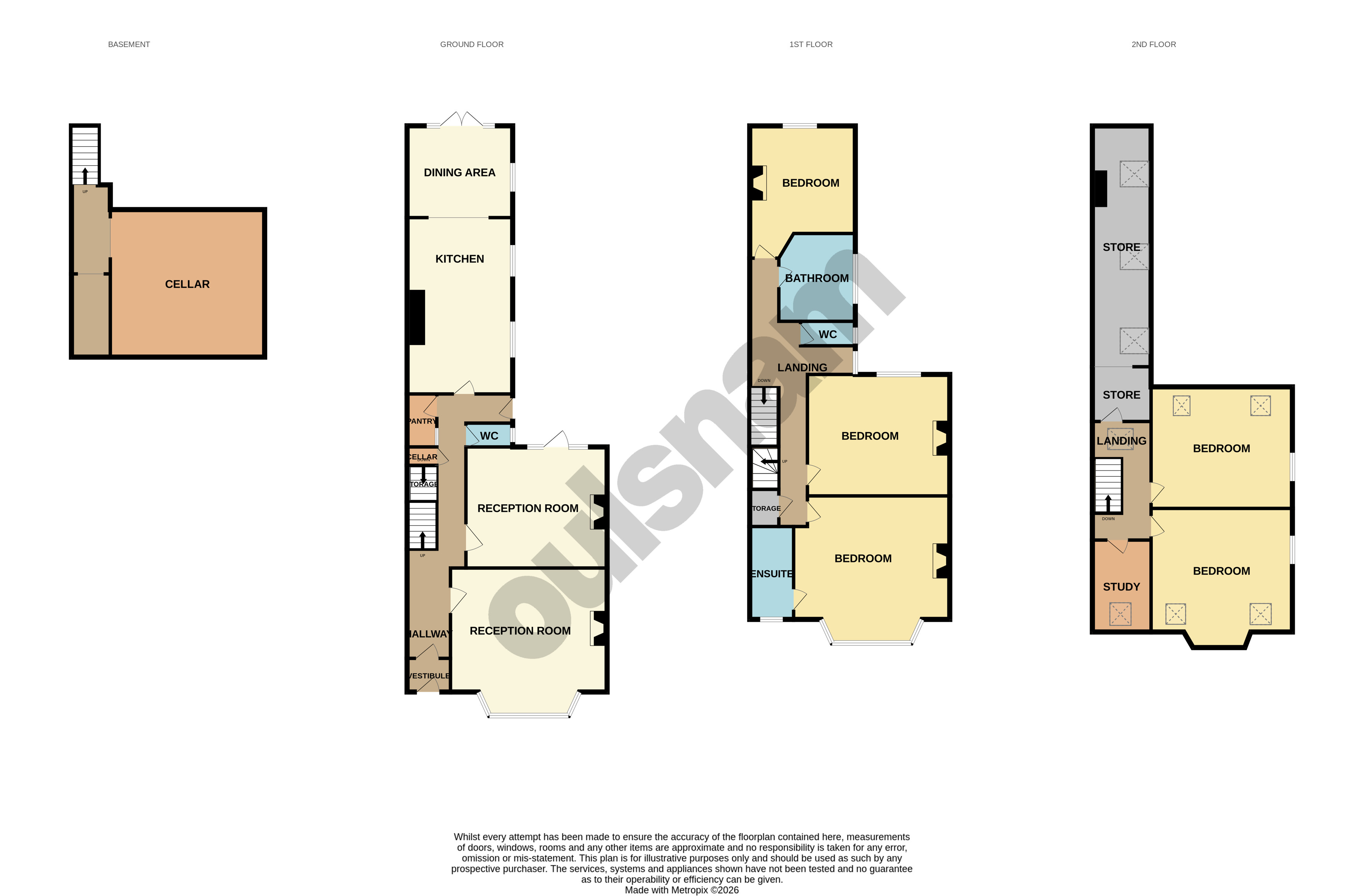 46, Grove Avenue, Birmingham floorplan