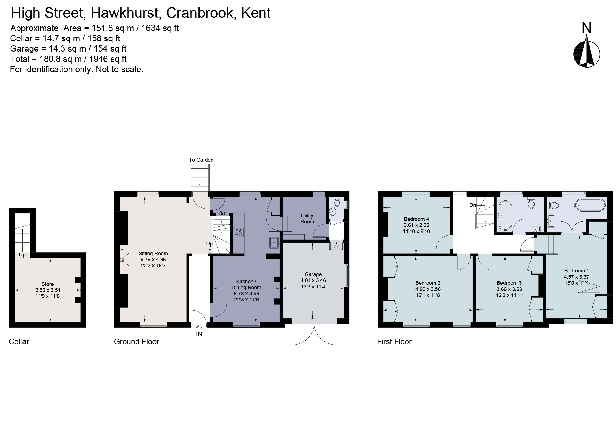 Oak Cottage,, High Street, Cranbrook floorplan