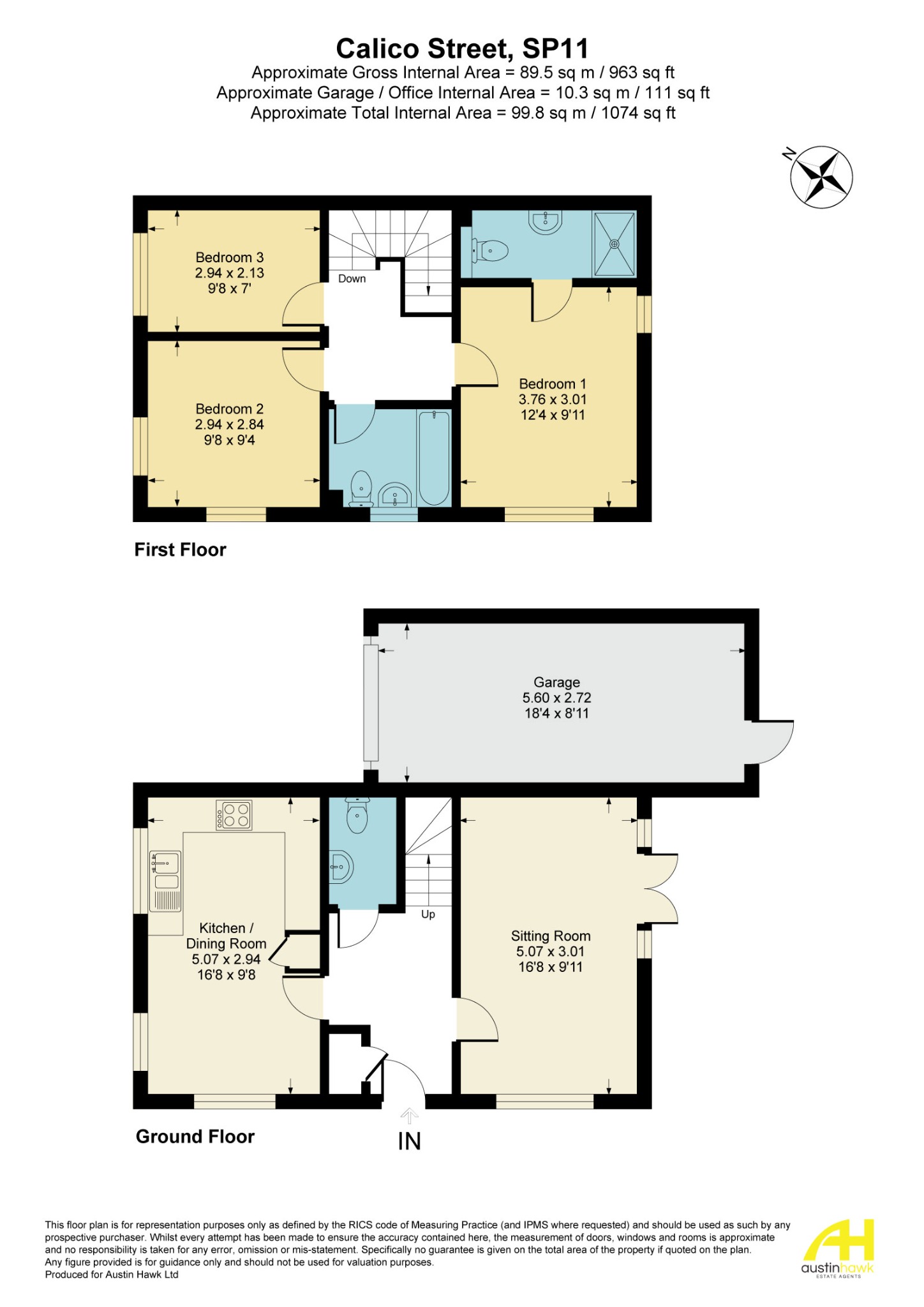 9 Calico Street, Andover floorplan