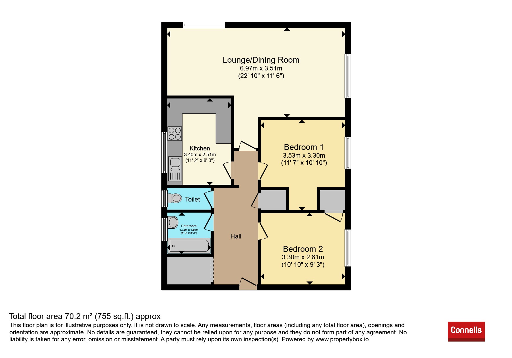 John Barker Place, Hitchin floorplan