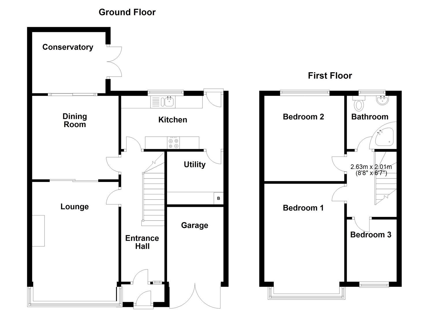 Lutley Mill Road, Halesowen B63, 3 bedroom semidetached house for sale