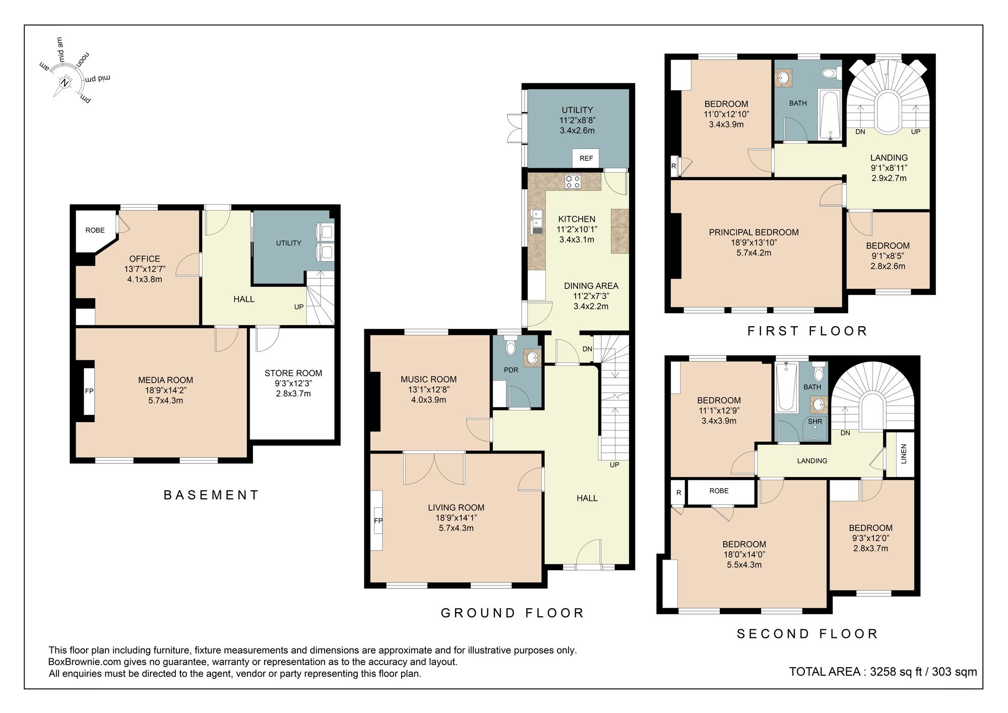 9, Britannia Square, Worcester City floorplan