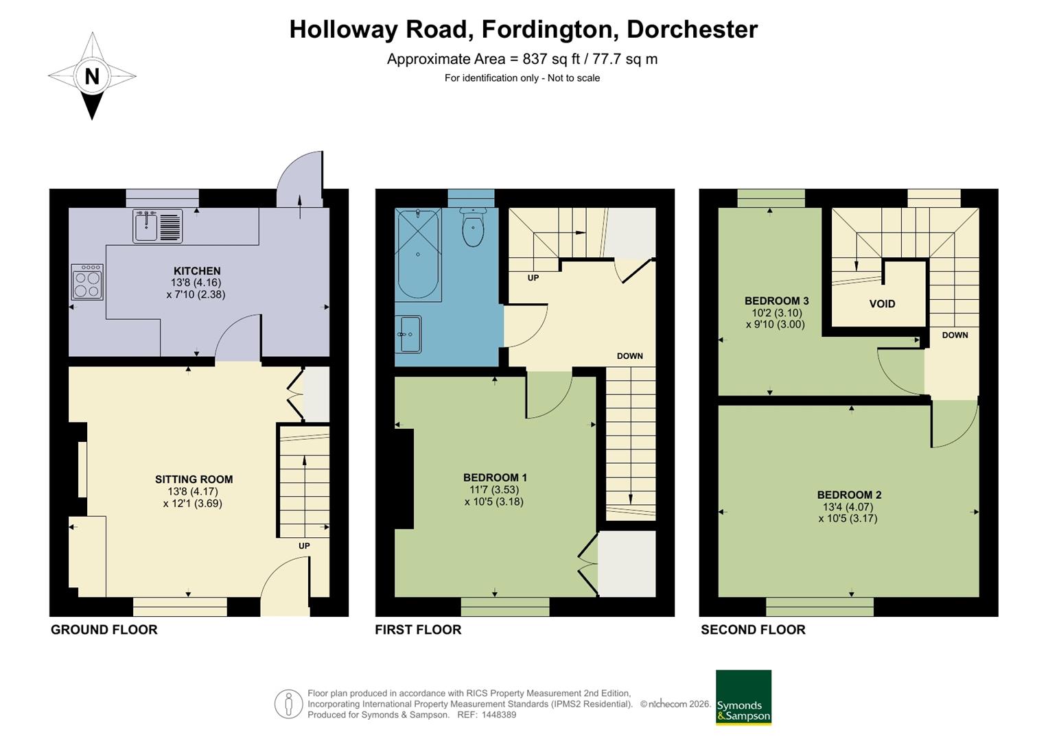 32, Holloway Road, Dorchester floorplan