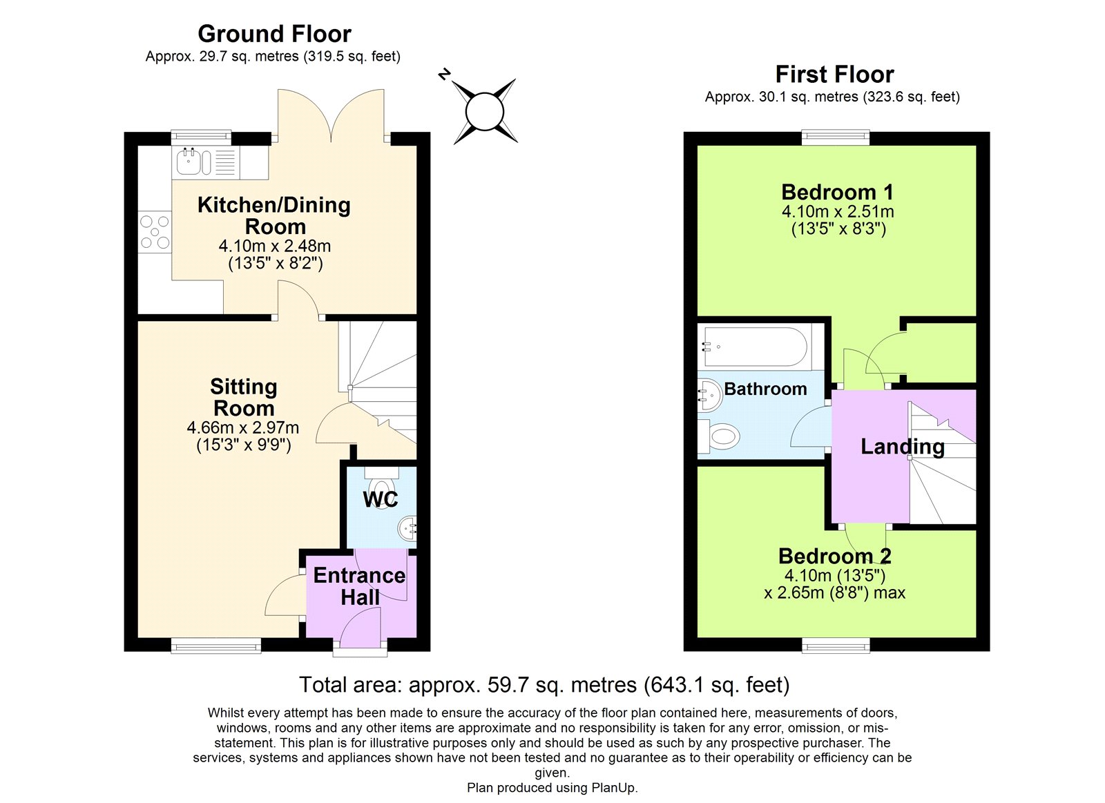 6, Spa Cottages, Stonehouse floorplan