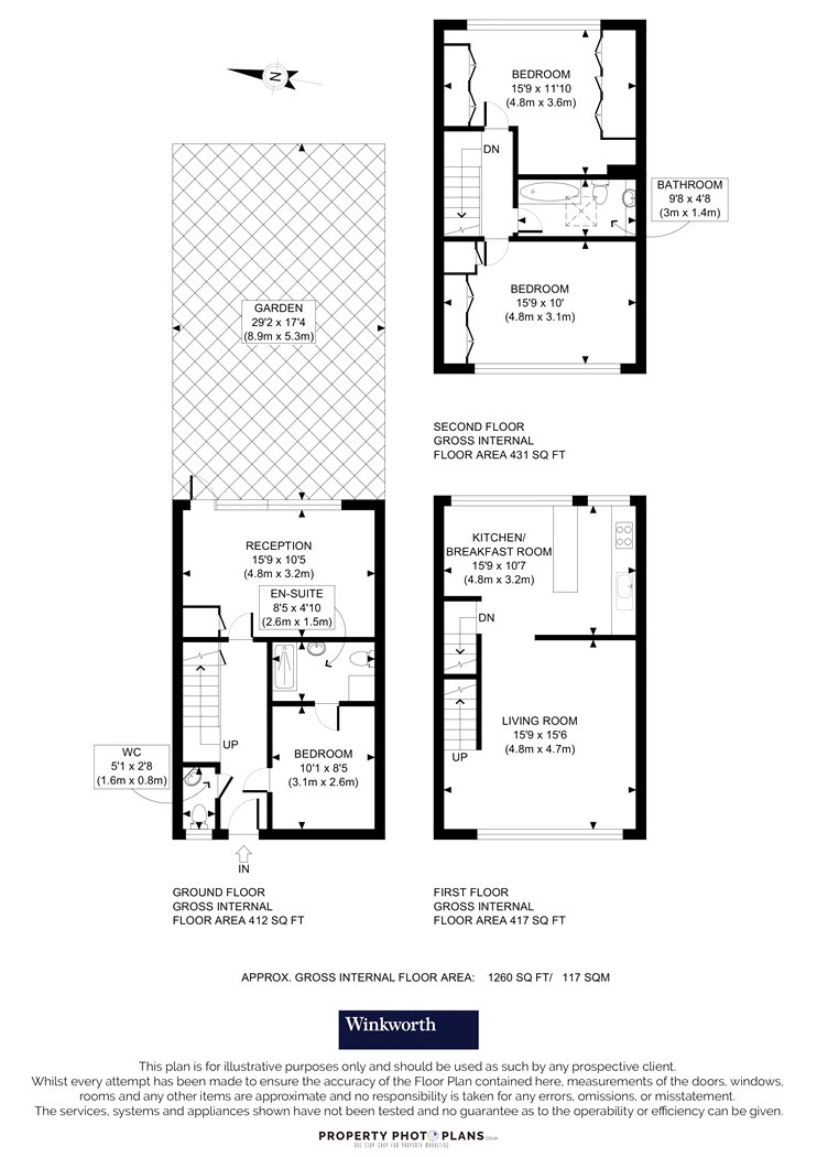 45, Mount Pleasant Road, London floorplan