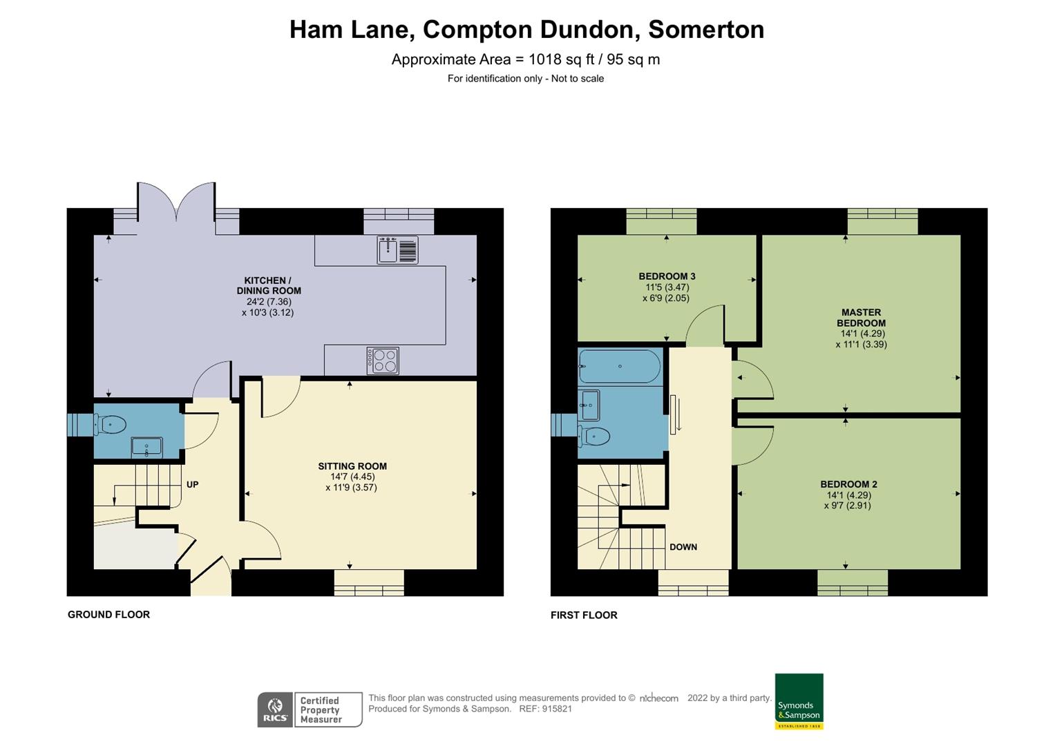 Ham Lane, Compton Dundon, Somerton TA11, 3 bedroom detached house for