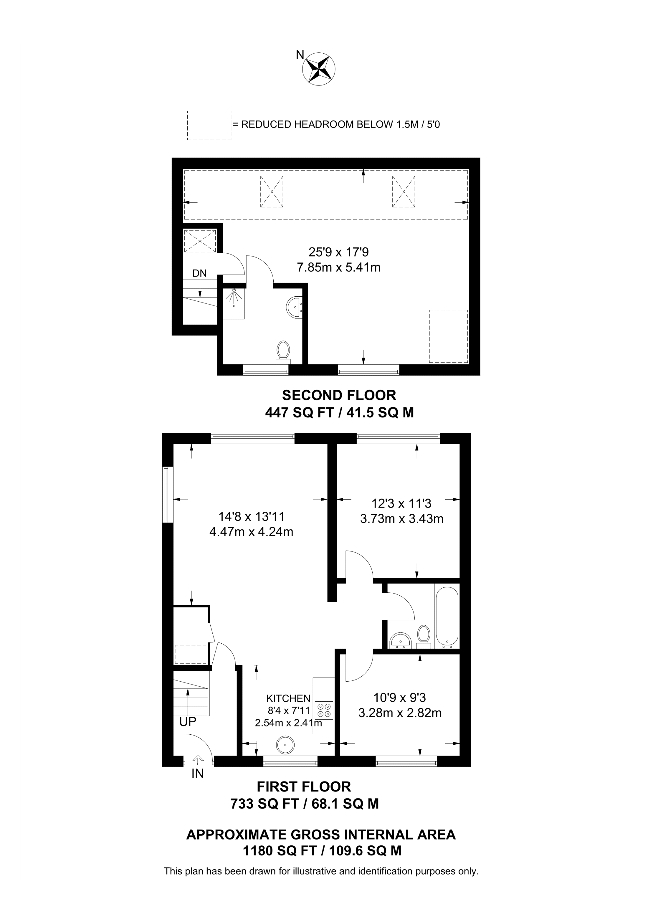 Sparrows Herne, Bushey floorplan