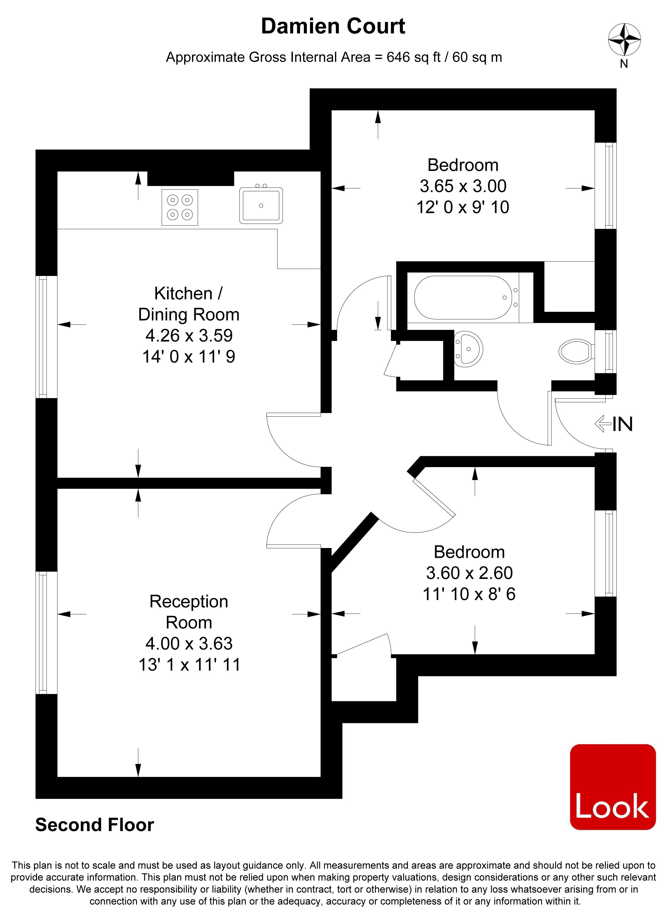 Damien Court, Damien Street, London floorplan