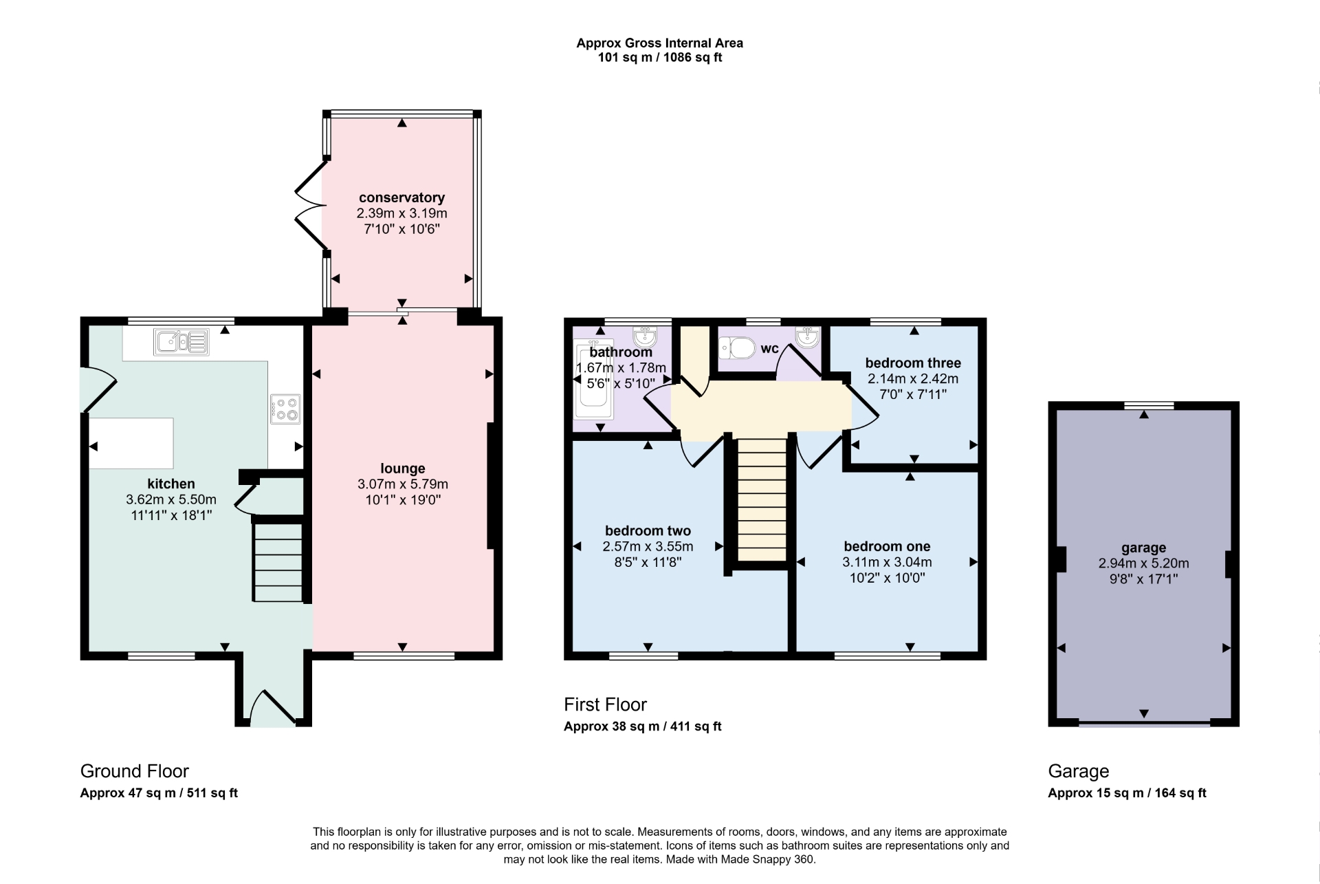 20, Holland Drive, Skegness floorplan