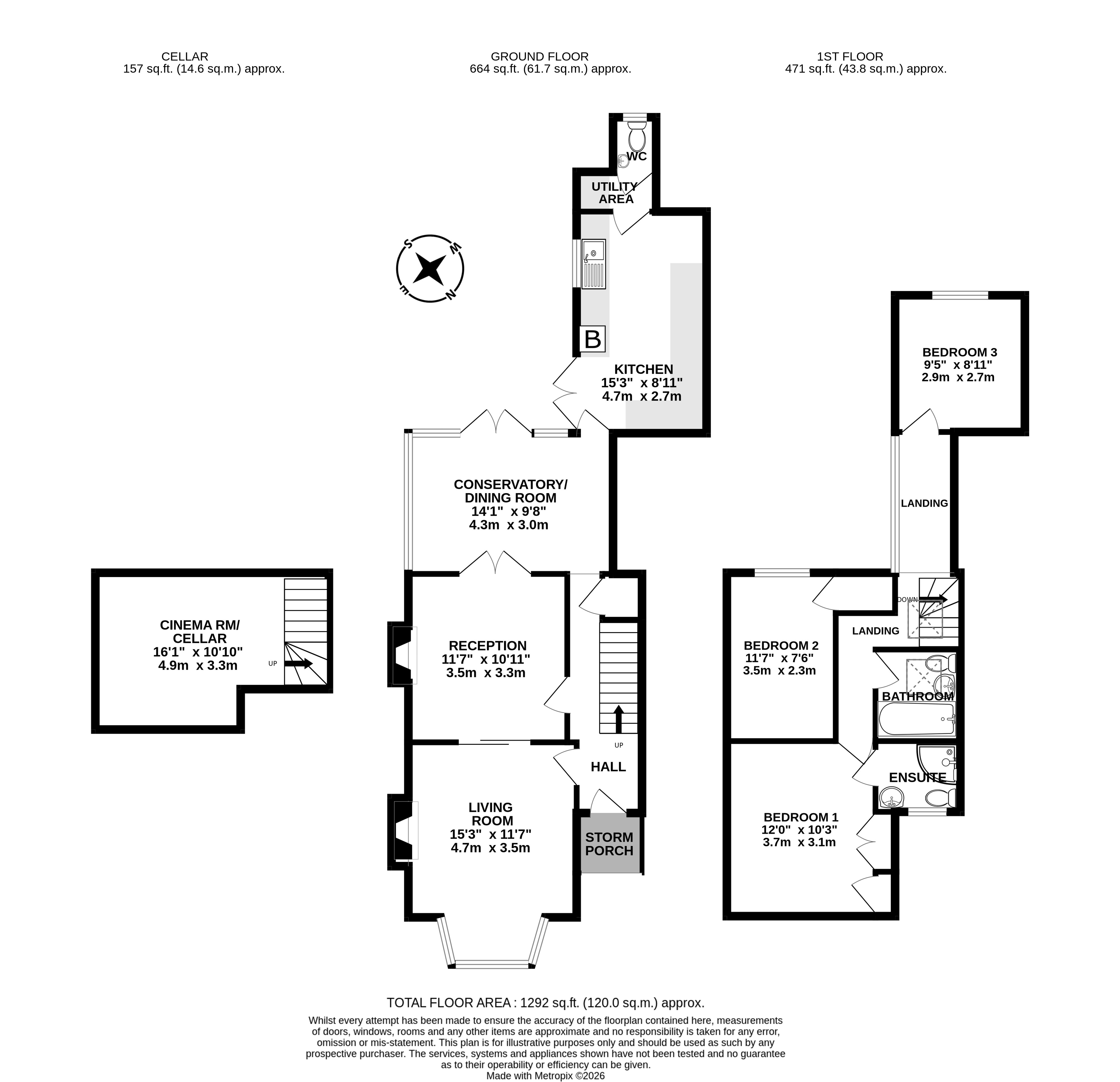 87, Military Road, Colchester floorplan