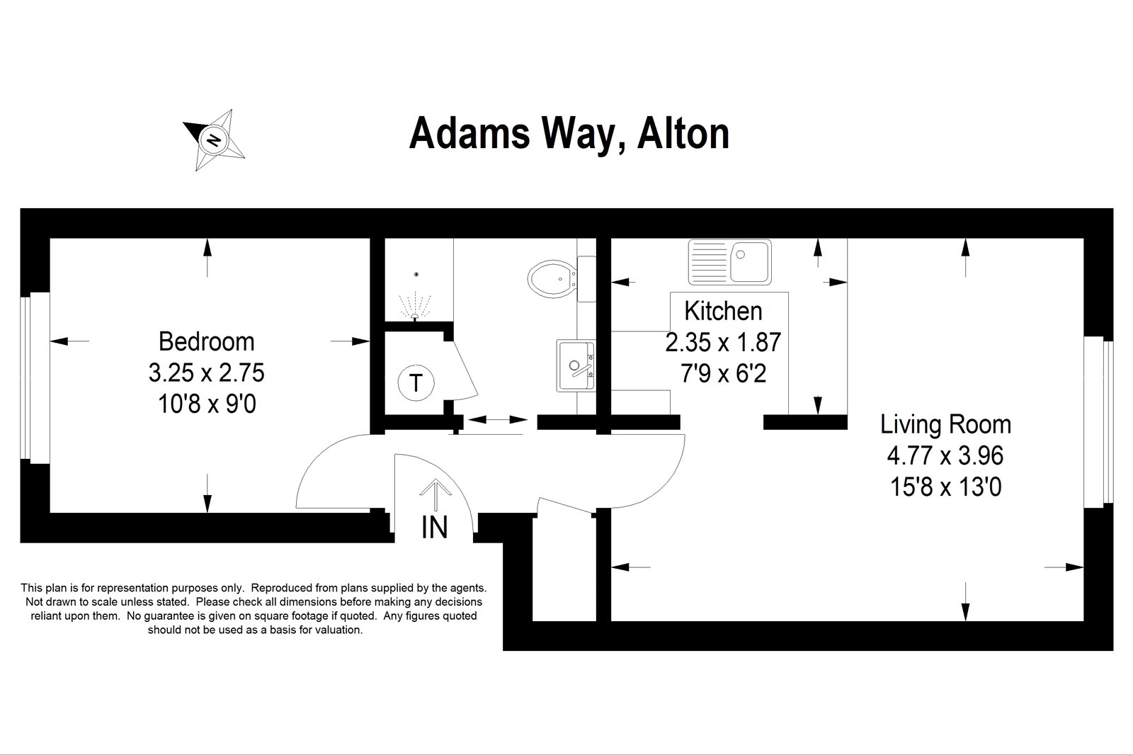 80, Adams Way, Hampshire floorplan