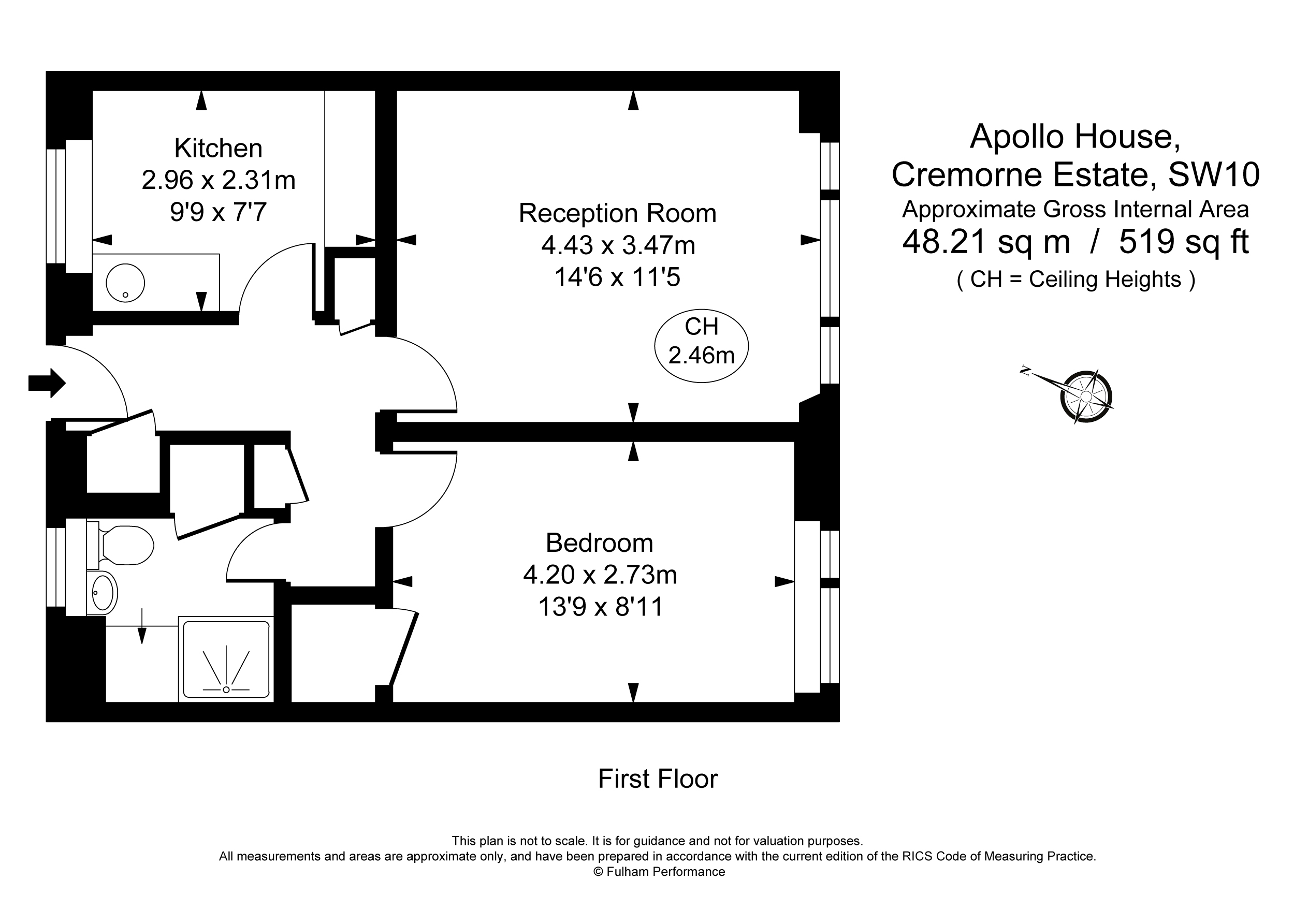 1 Bedrooms Flat for sale in Cremorne Estate, London SW10