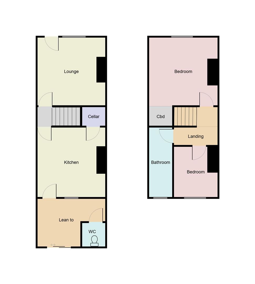 166, Hill Top Lane, Rotherham floorplan