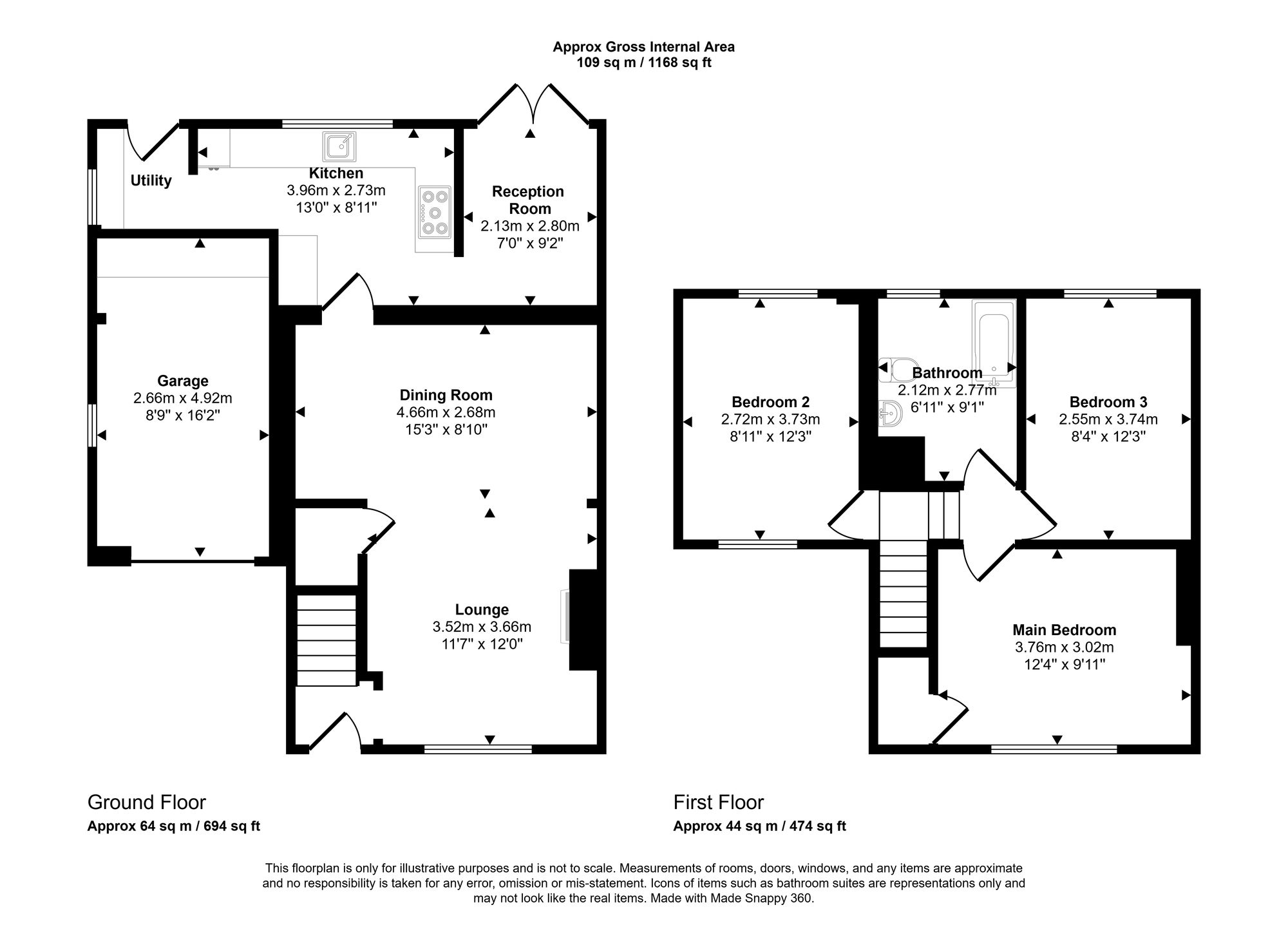 11 Holly Road, Wigan floorplan