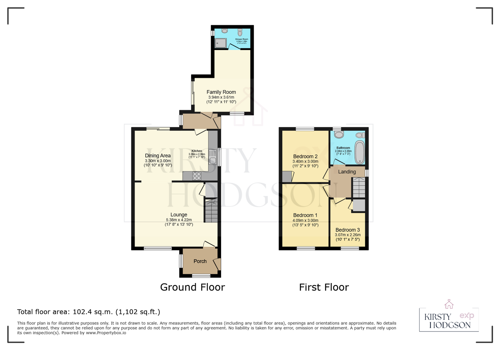 14, Halton Close, Stocksfield floorplan