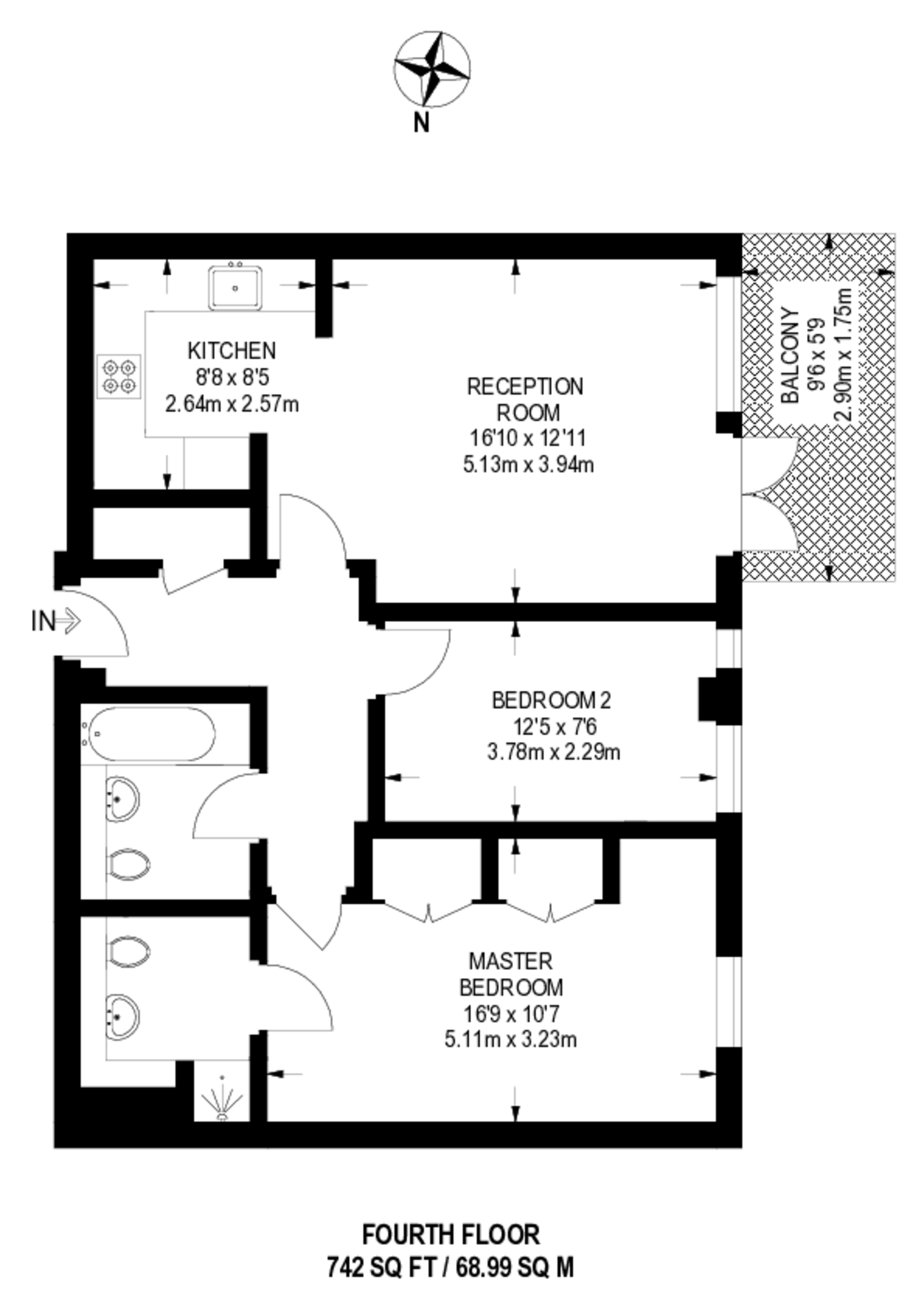 The Bittoms, Kingston floorplan