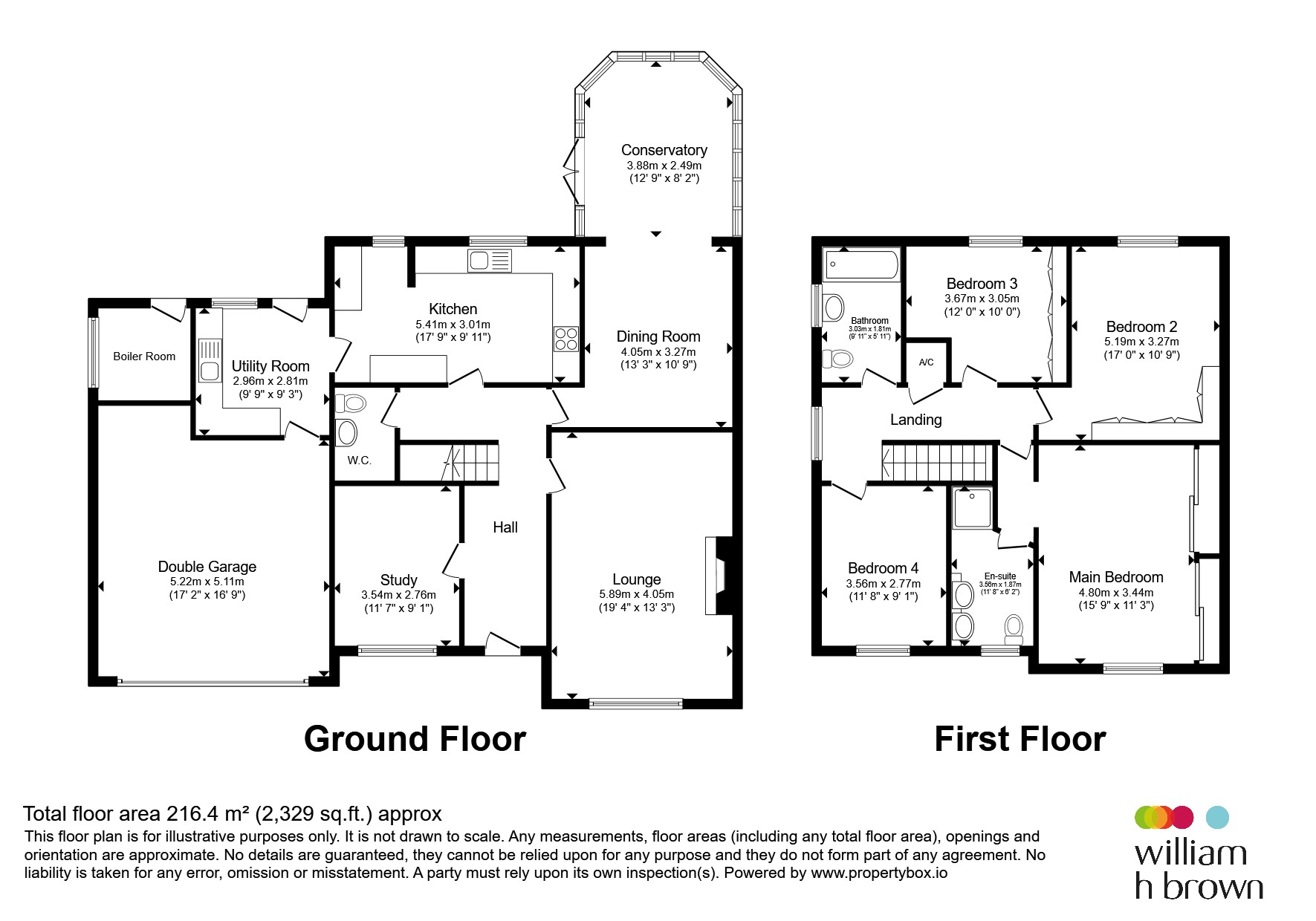 1, Woodbank, Spalding floorplan