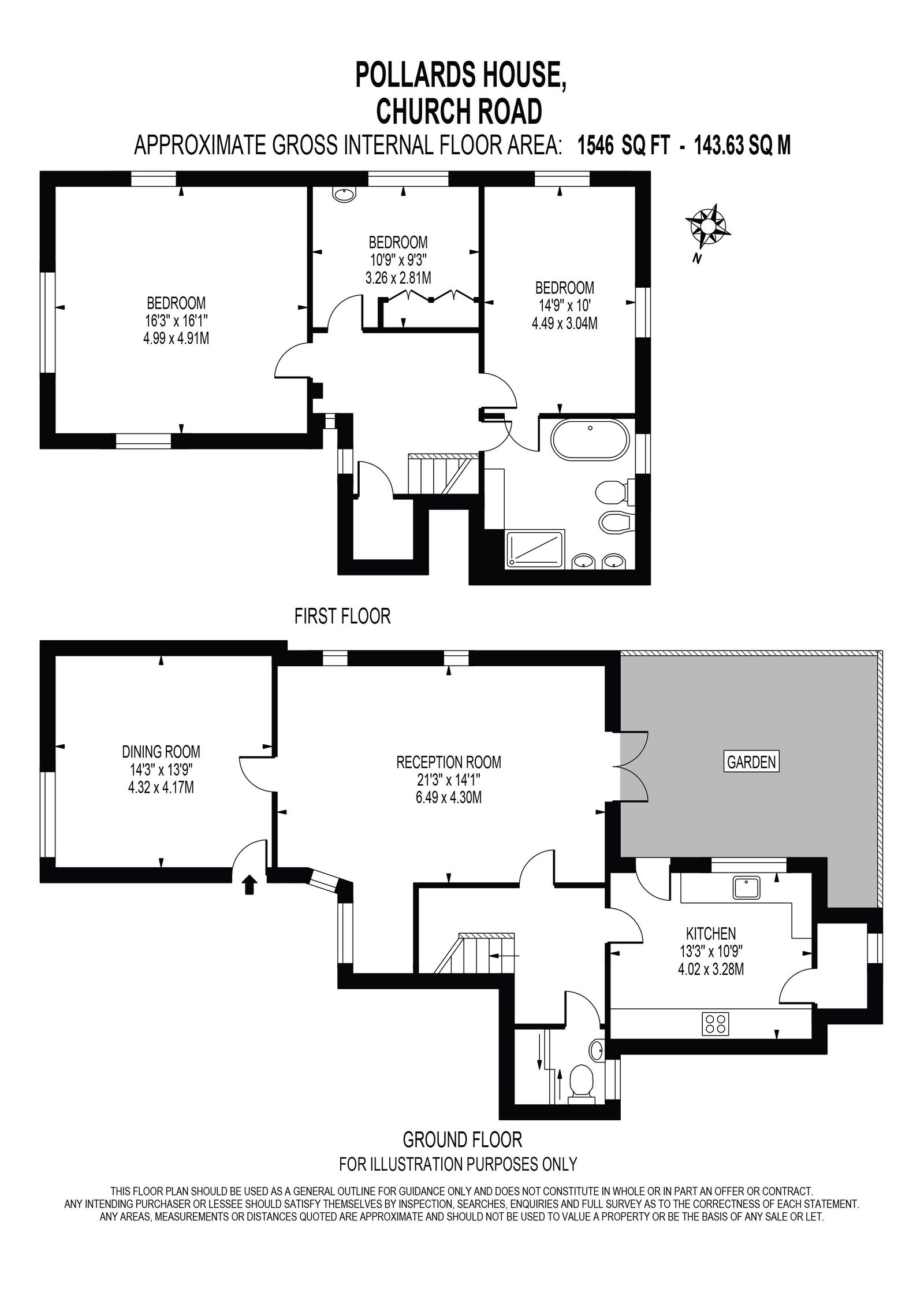 Pollard House, Church Road, Lingfield floorplan